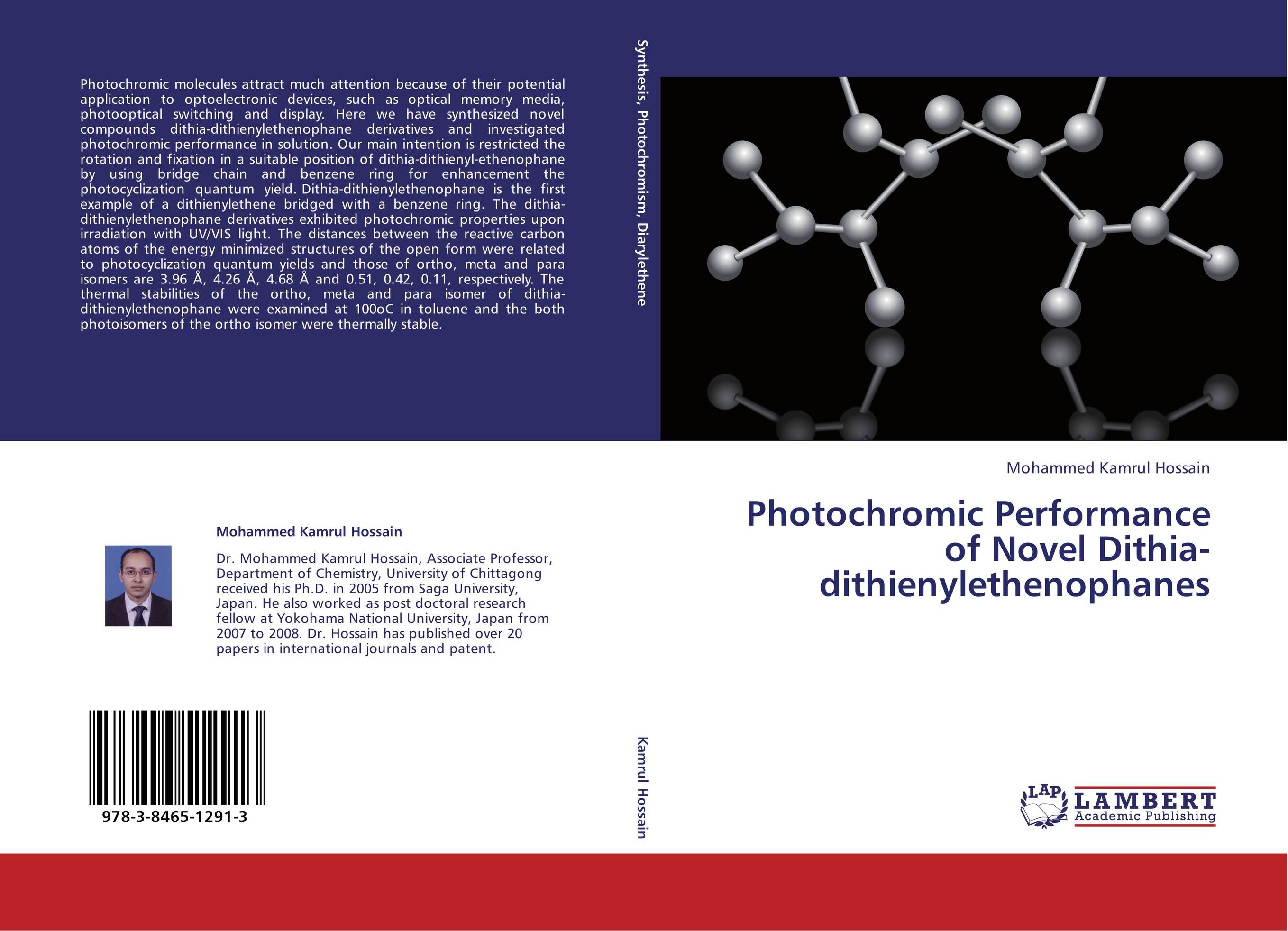 Photochromic Performance of Novel Dithia-dithienylethenophanes..