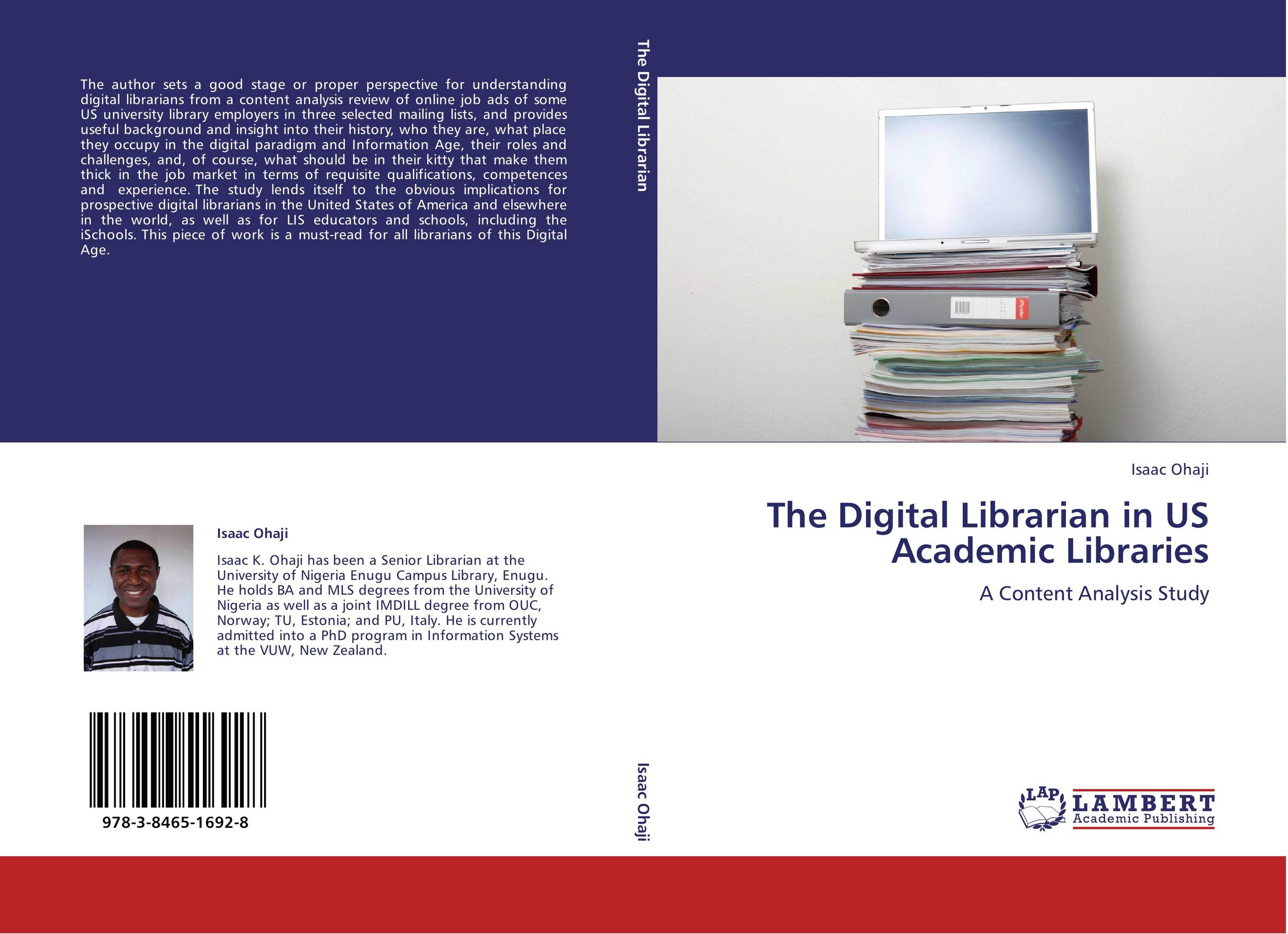The Digital Librarian in US Academic Libraries. A Content Analysis Study.