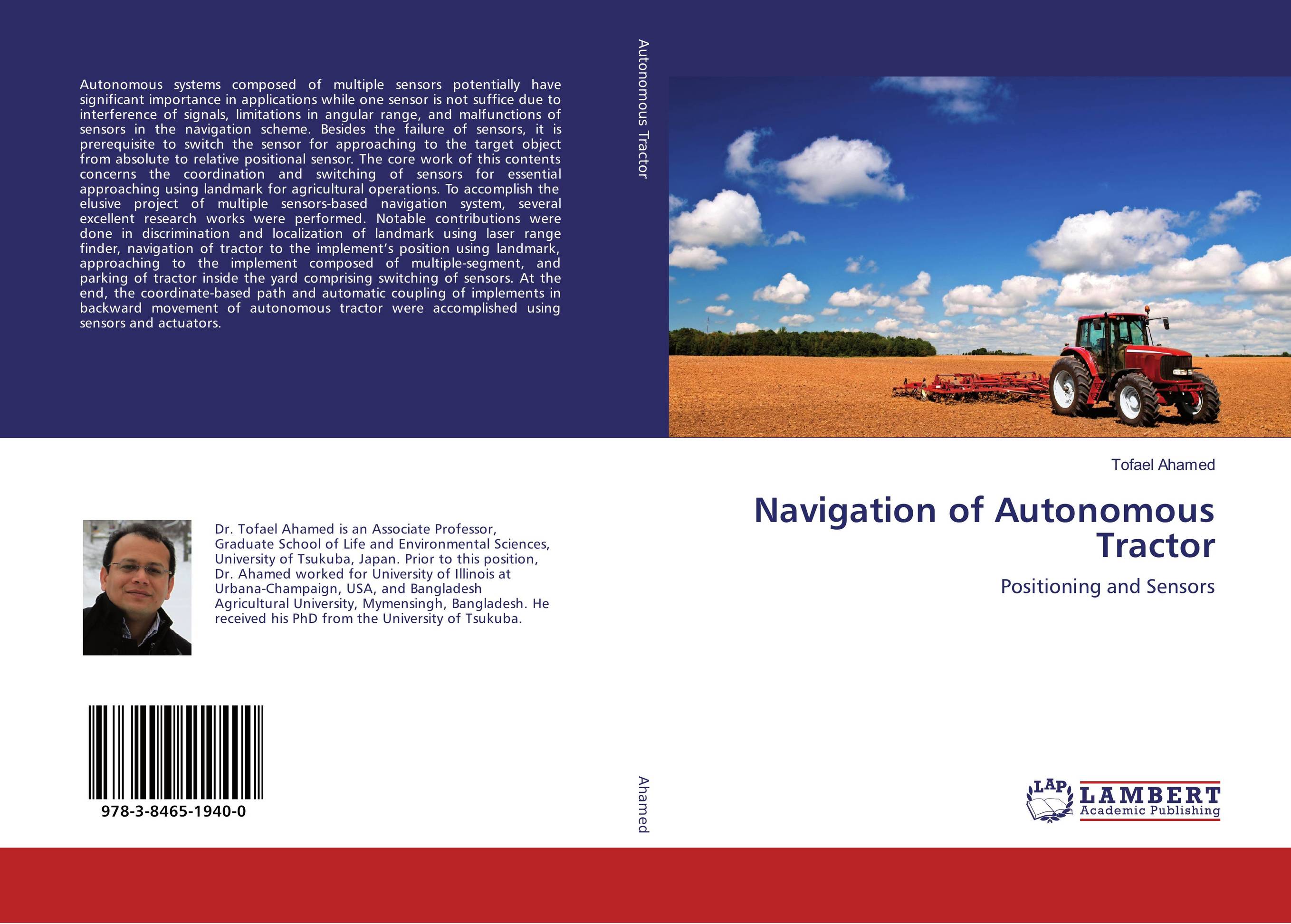 Navigation of Autonomous Tractor. Positioning and Sensors.