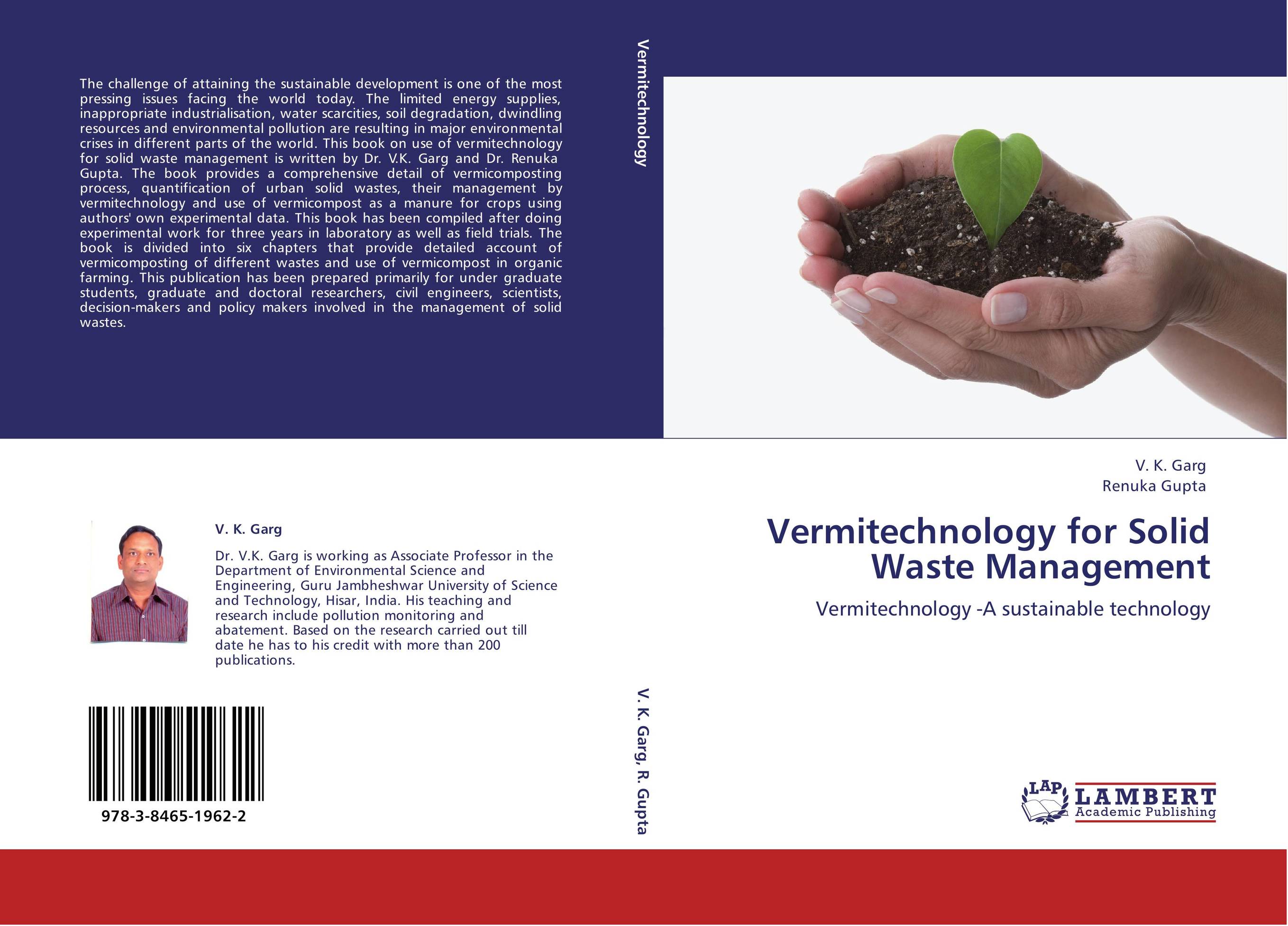 Vermitechnology for Solid Waste Management. Vermitechnology -A sustainable technology.