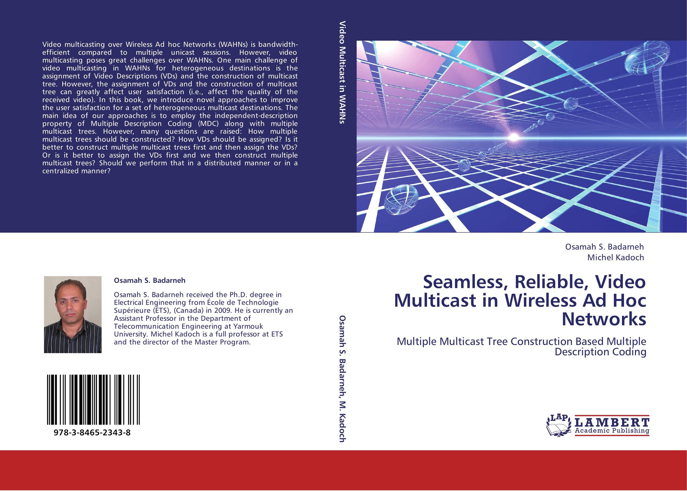 Seamless, Reliable, Video Multicast in Wireless Ad Hoc Networks. Multiple Multicast Tree Construction Based Multiple Description Coding.