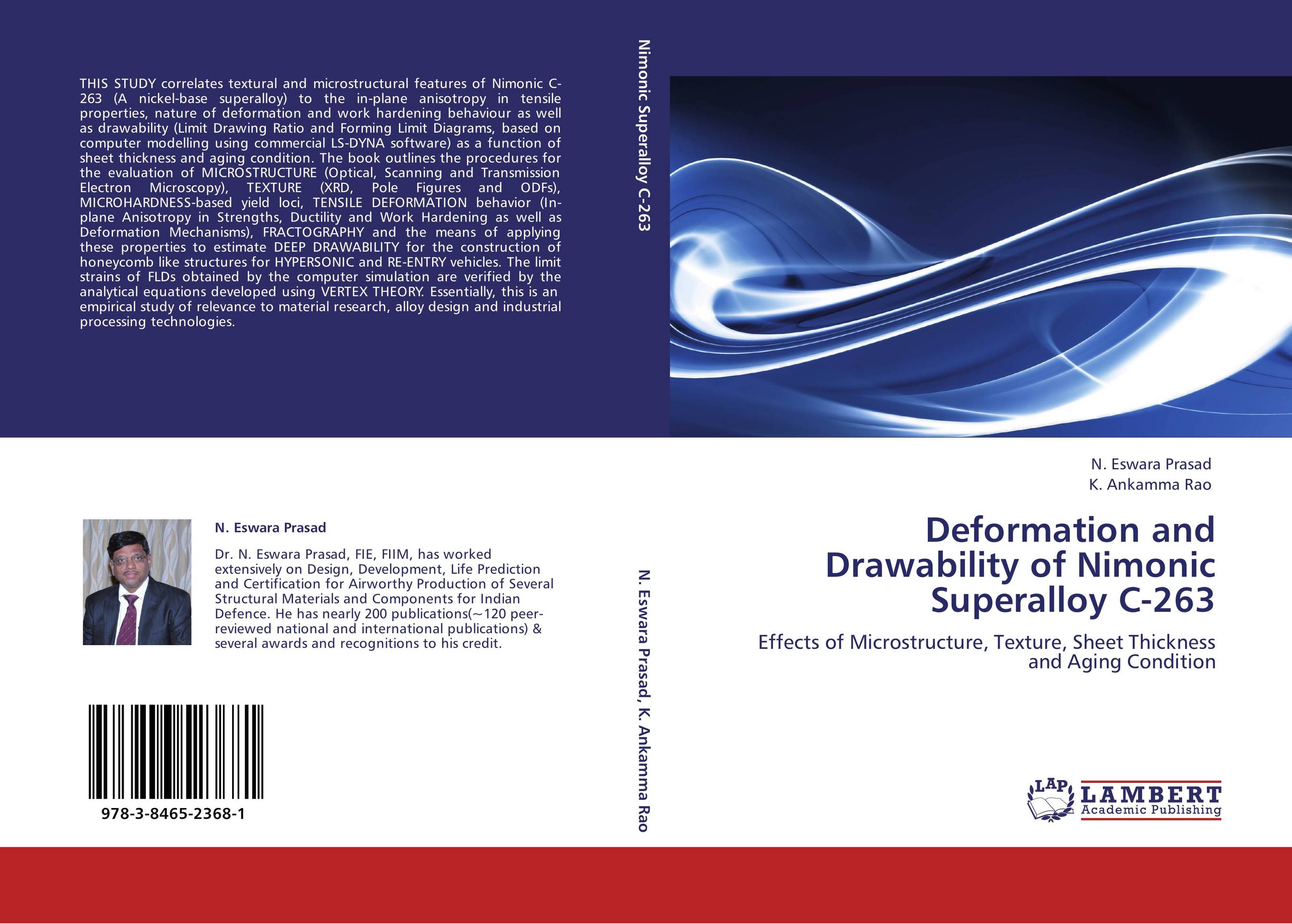 Deformation and Drawability of Nimonic Superalloy C-263. Effects of Microstructure, Texture, Sheet Thickness and Aging Condition.