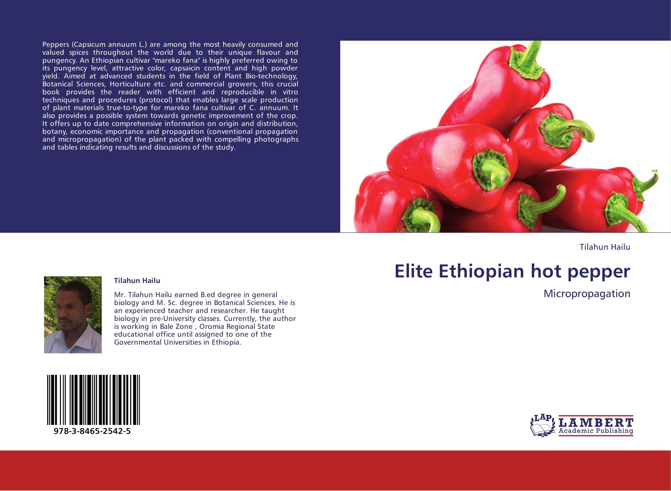 Elite Ethiopian hot pepper. Micropropagation.