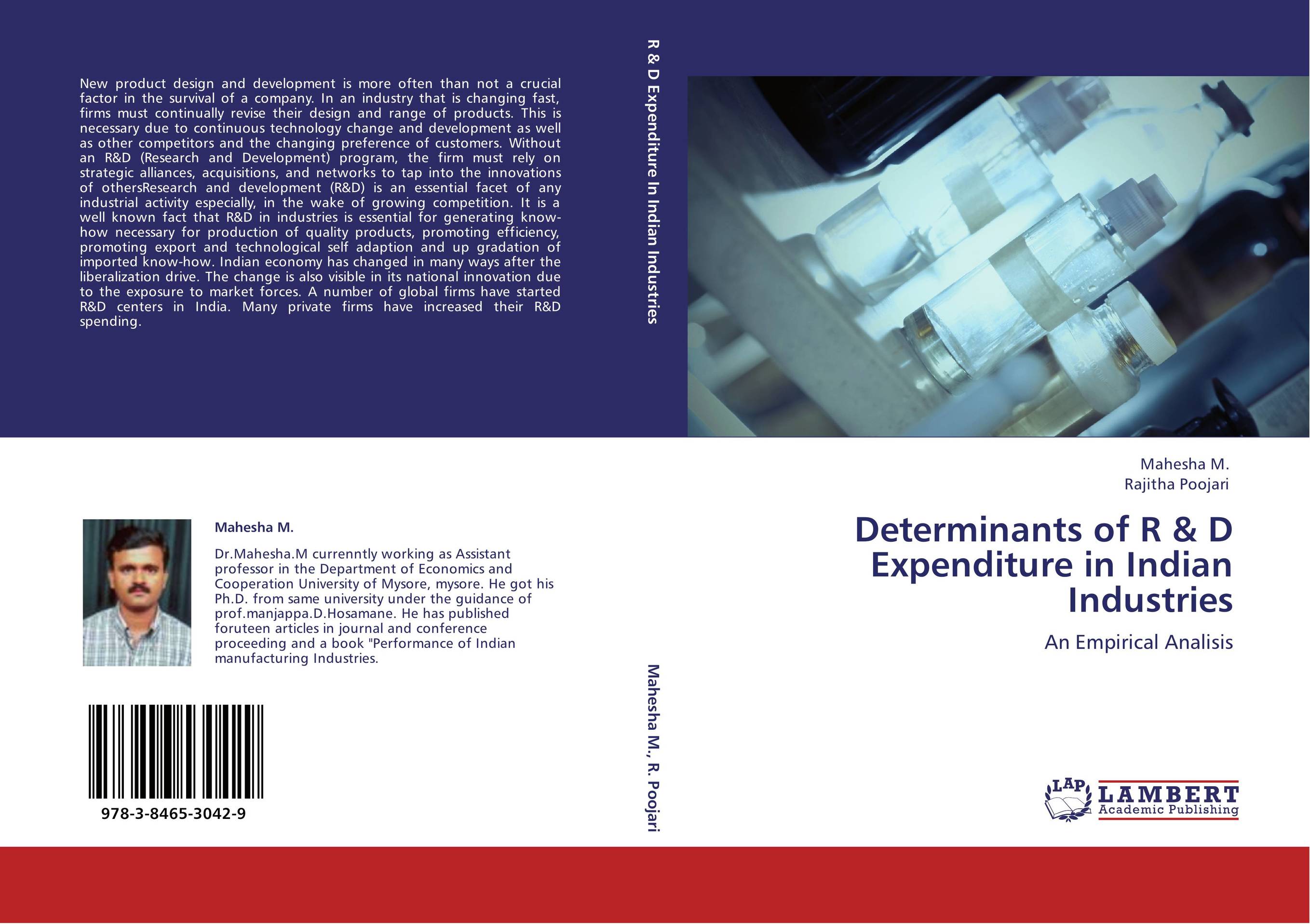 Determinants of R &amp;amp; D Expenditure in Indian Industries. An Empirical Analisis.