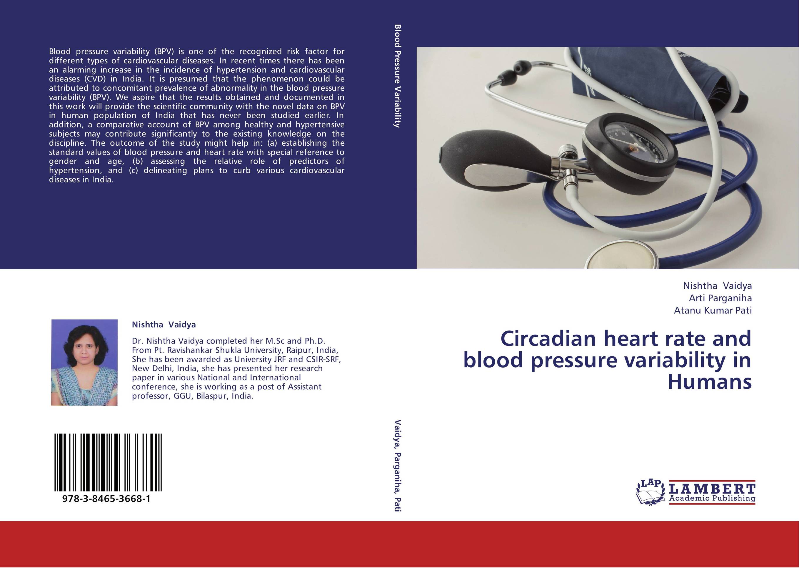 Circadian heart rate and blood pressure variability in Humans..