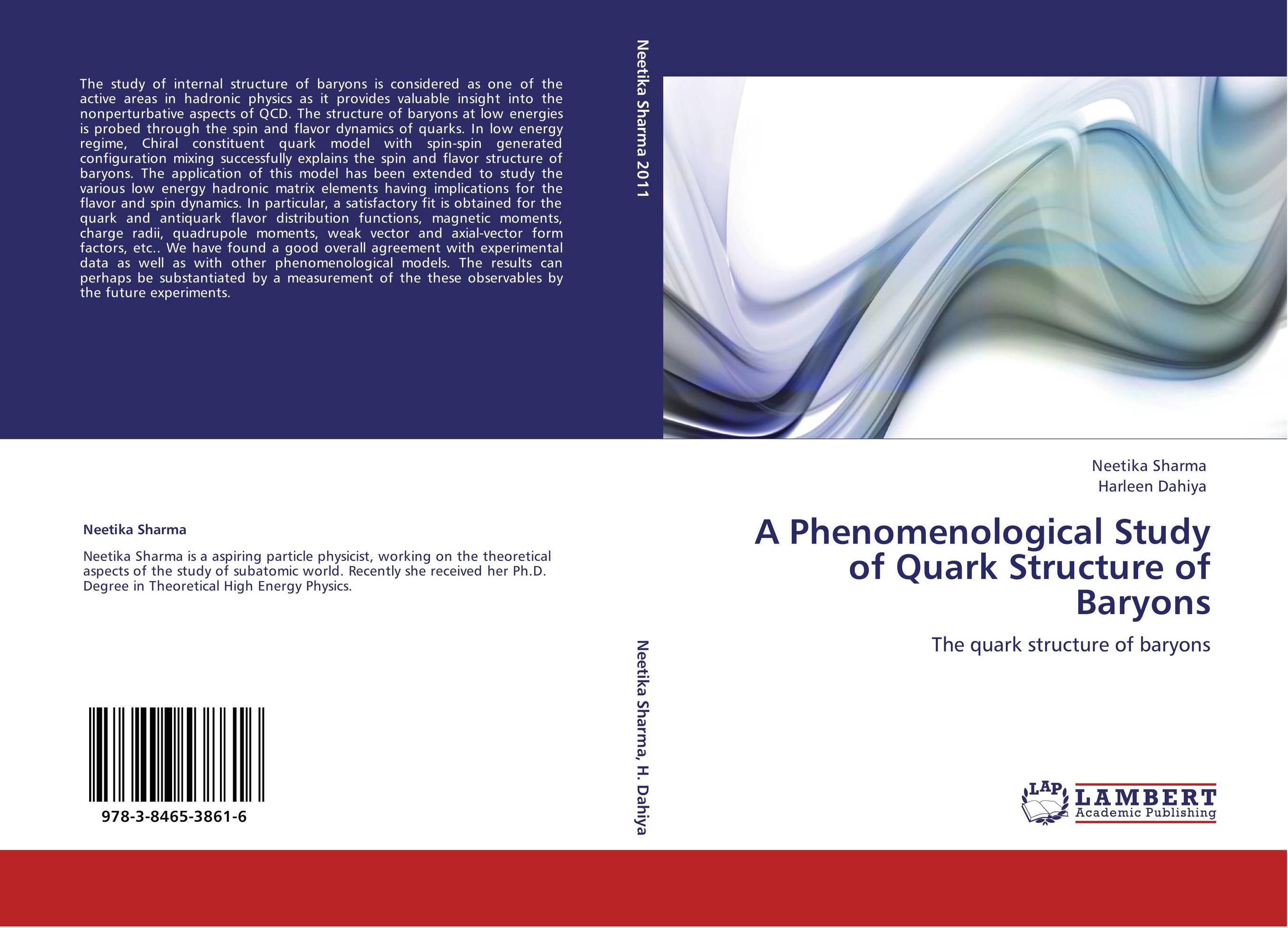 A Phenomenological Study of Quark Structure of Baryons. The quark structure of baryons.