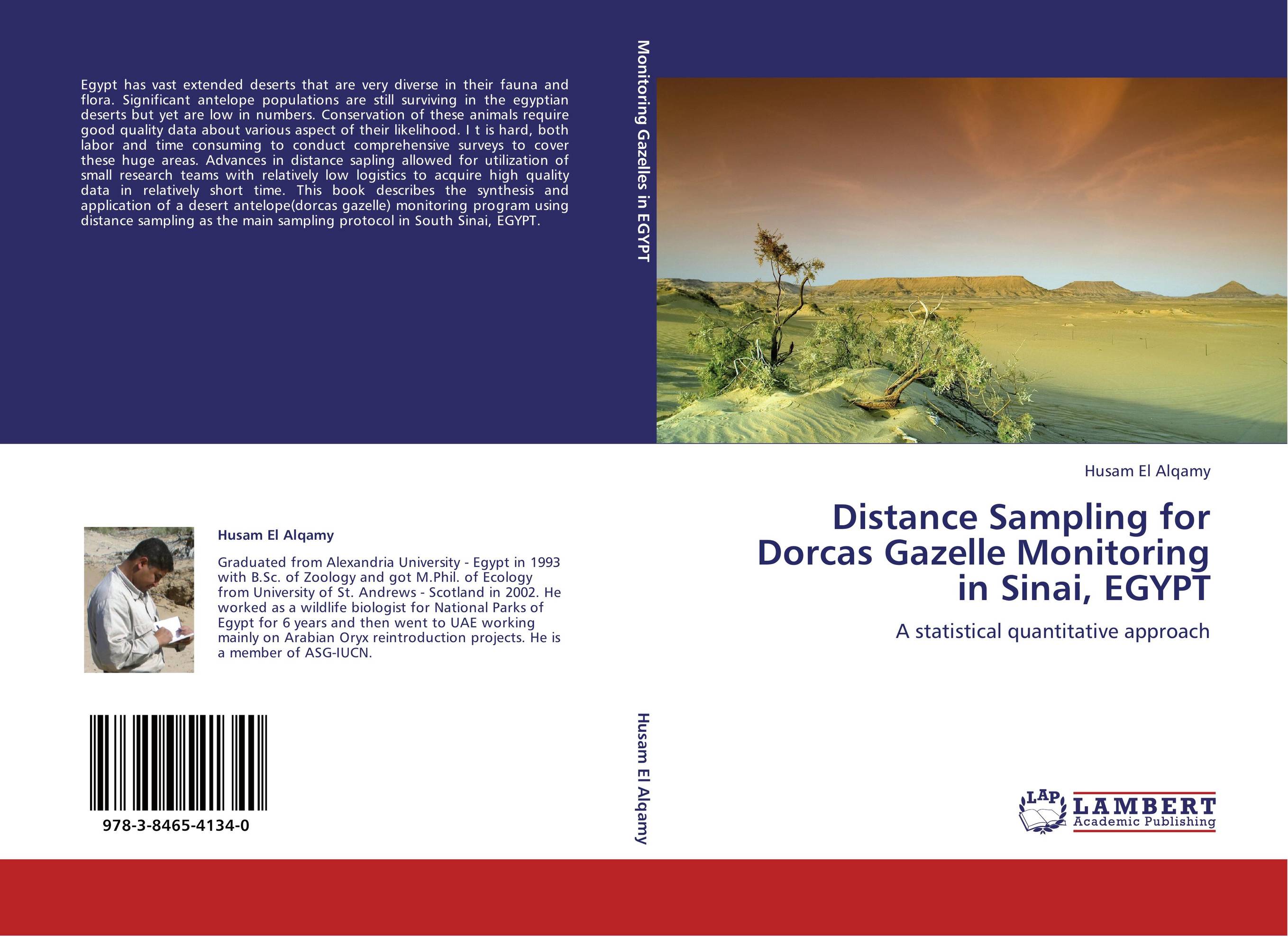Distance Sampling for Dorcas Gazelle Monitoring in Sinai, EGYPT. A statistical quantitative approach.