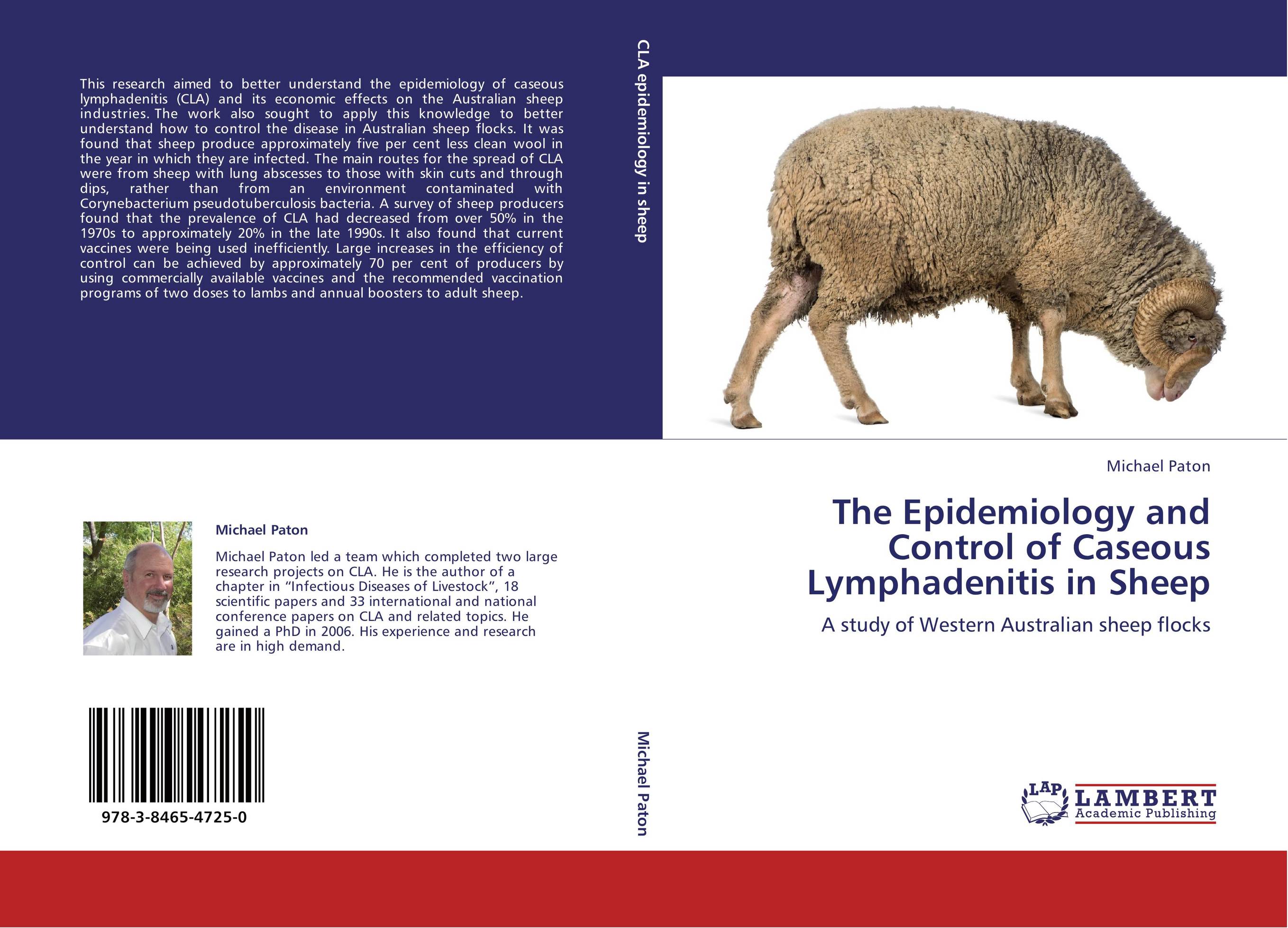 The Epidemiology and Control of Caseous Lymphadenitis in Sheep. A study of Western Australian sheep flocks.