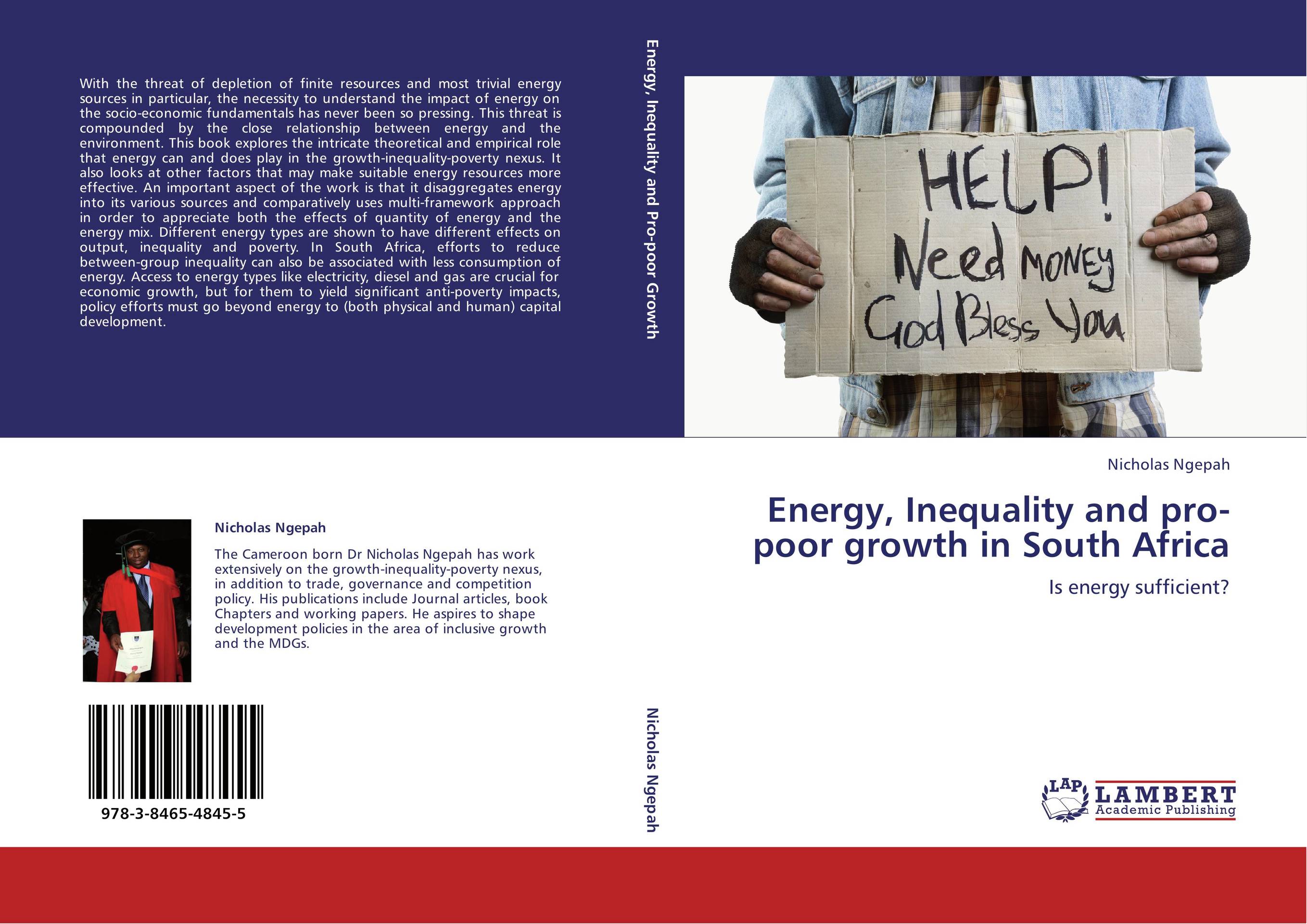 Energy, Inequality and pro-poor growth in South Africa. Is energy sufficient?.