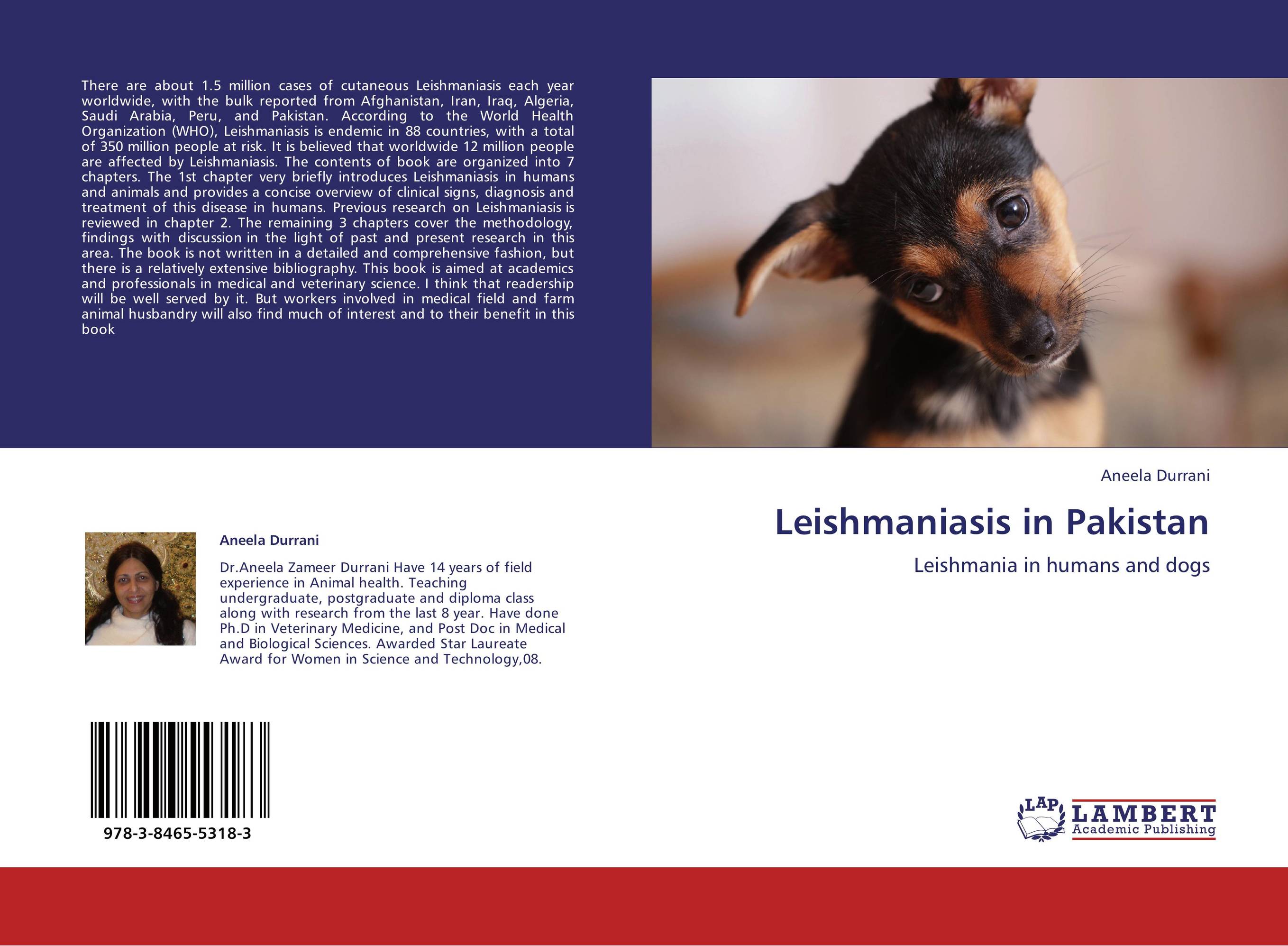 Leishmaniasis in Pakistan. Leishmania in humans and dogs.
