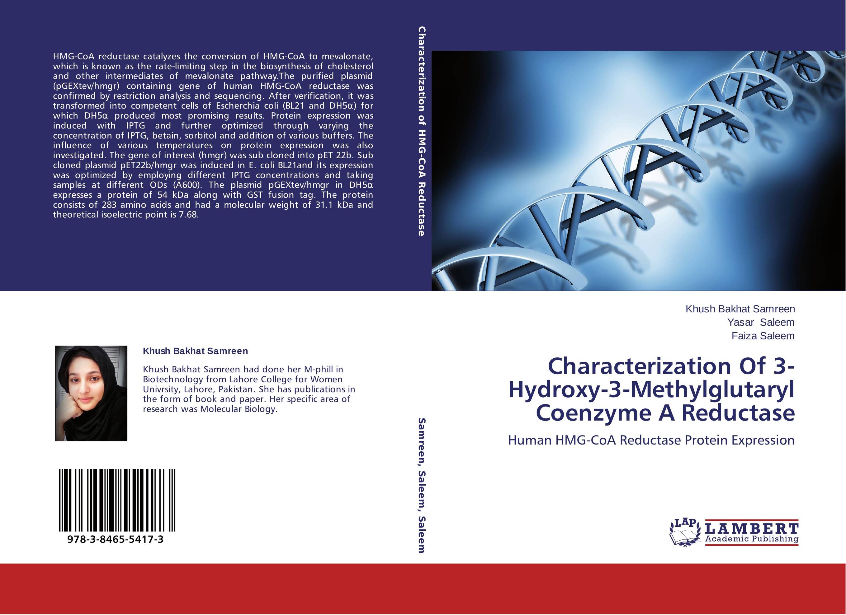Characterization Of 3-Hydroxy-3-Methylglutaryl Coenzyme A Reductase. Human HMG-CoA Reductase Protein Expression.