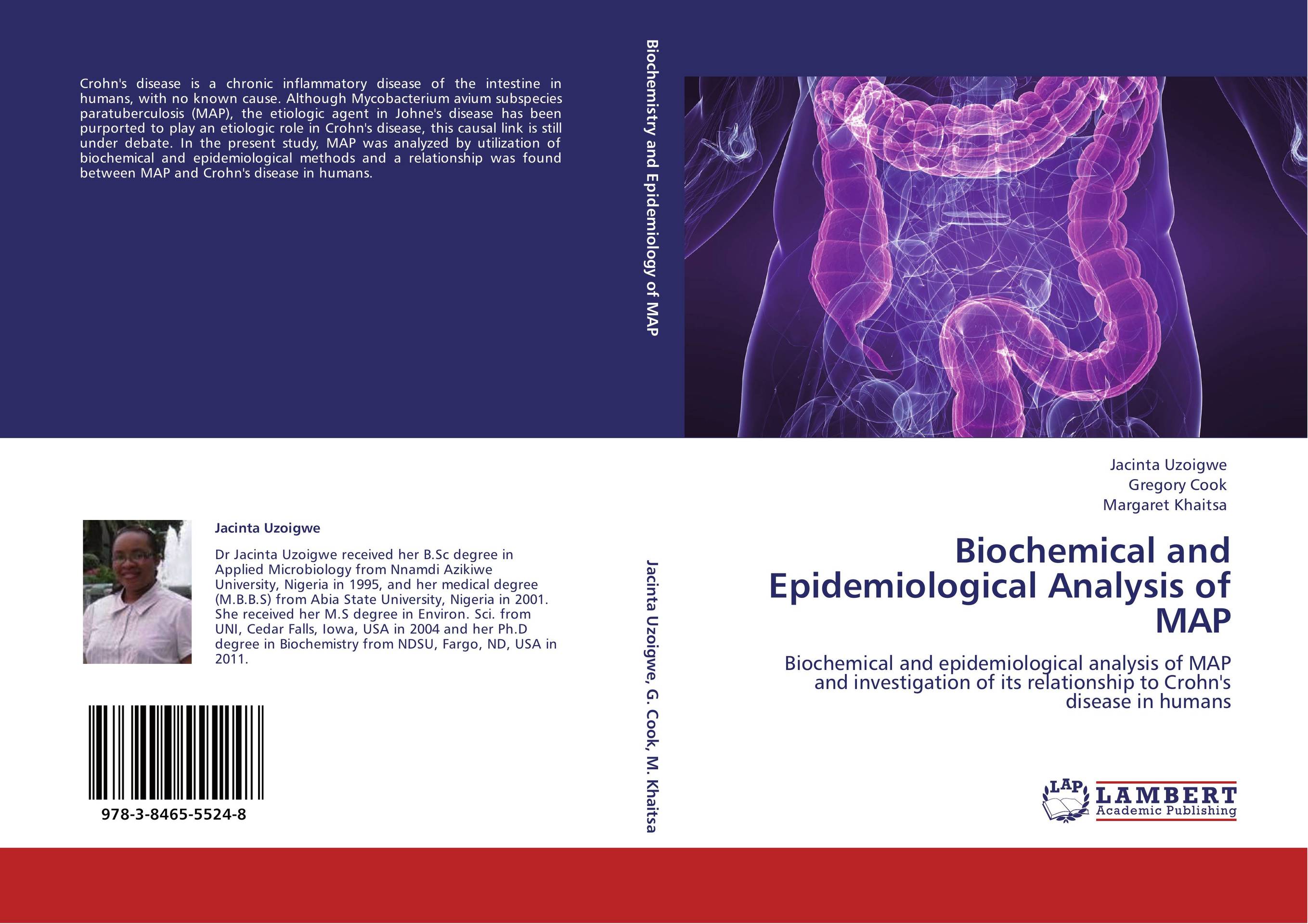 Biochemical and Epidemiological Analysis of MAP. Biochemical and epidemiological analysis of MAP and investigation of its relationship to Crohn's disease in humans.