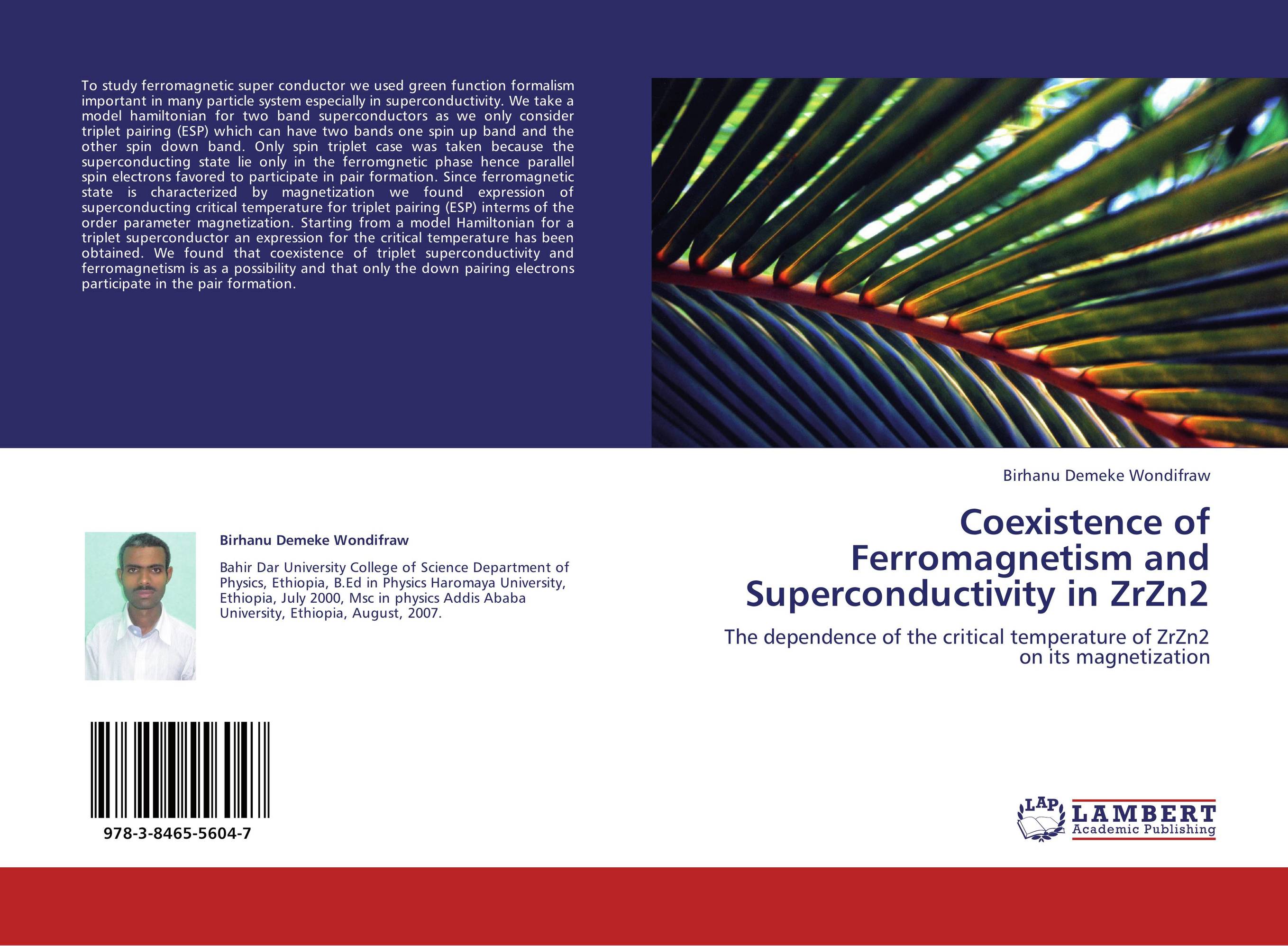 Coexistence of Ferromagnetism and Superconductivity in ZrZn2. The dependence of the critical temperature of ZrZn2 on its magnetization.