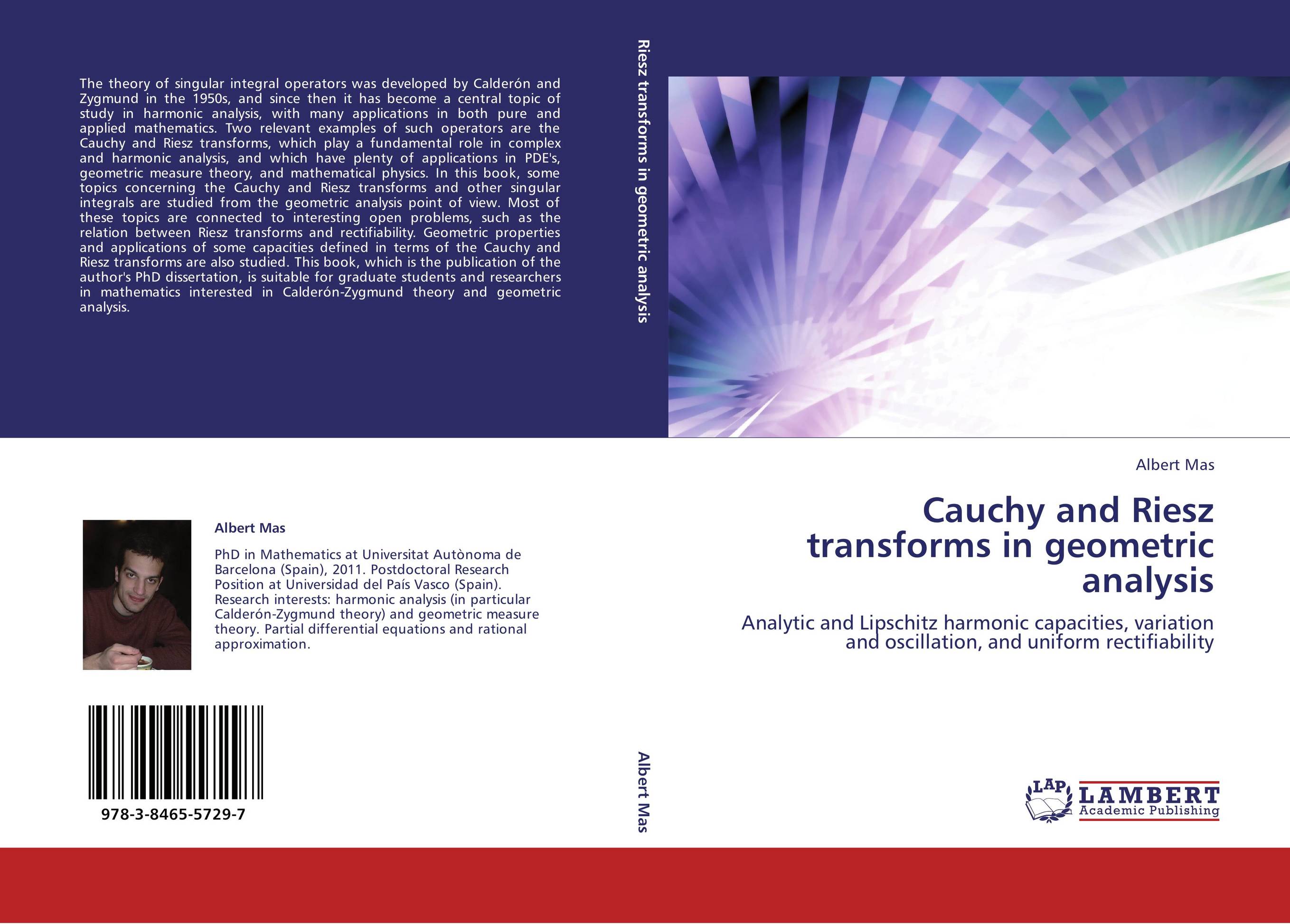 Cauchy and Riesz transforms in geometric analysis. Analytic and Lipschitz harmonic capacities, variation and oscillation, and uniform rectifiability.