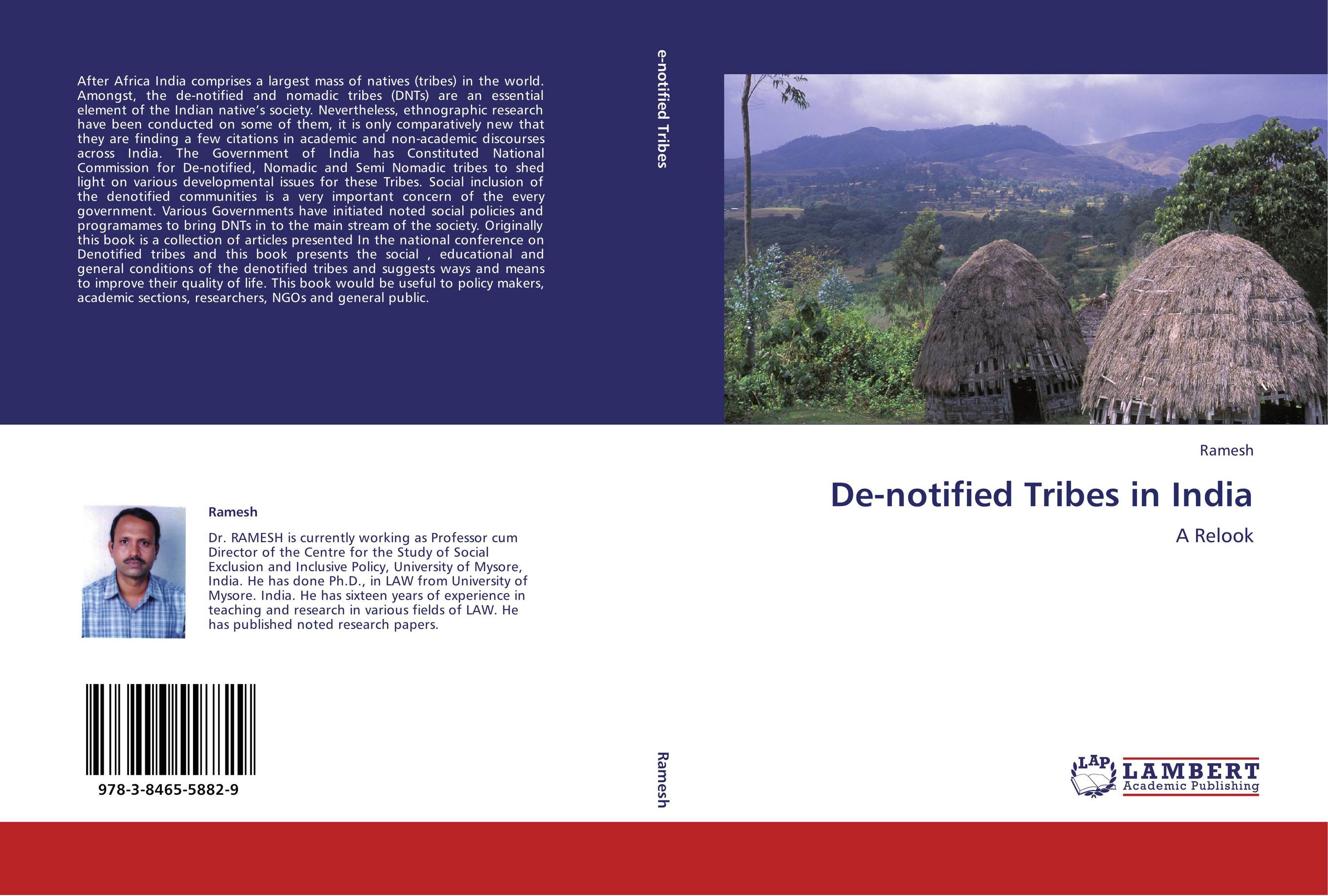 De-notified Tribes in India. A Relook.