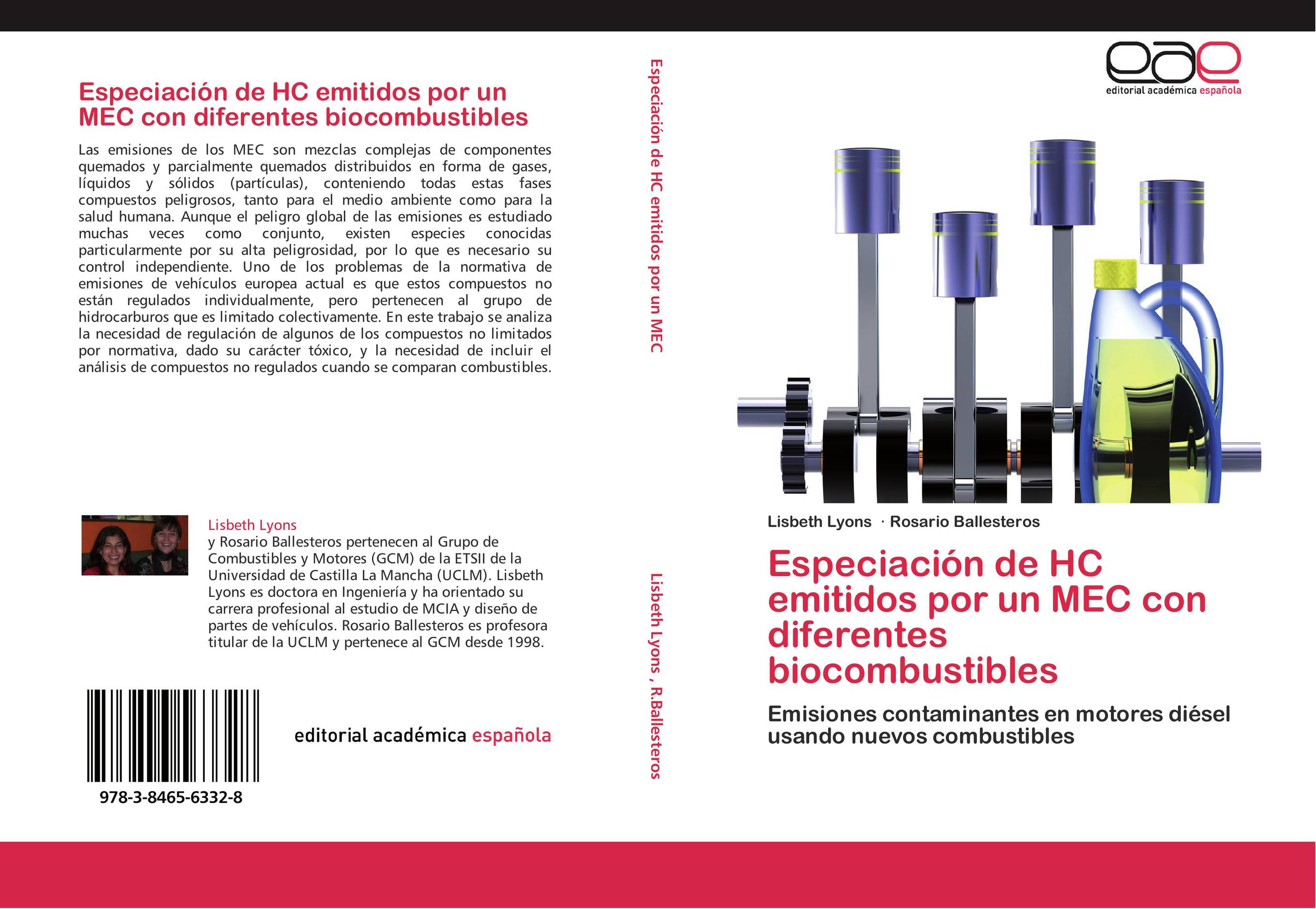 Especiación de HC emitidos por un MEC con diferentes biocombustibles