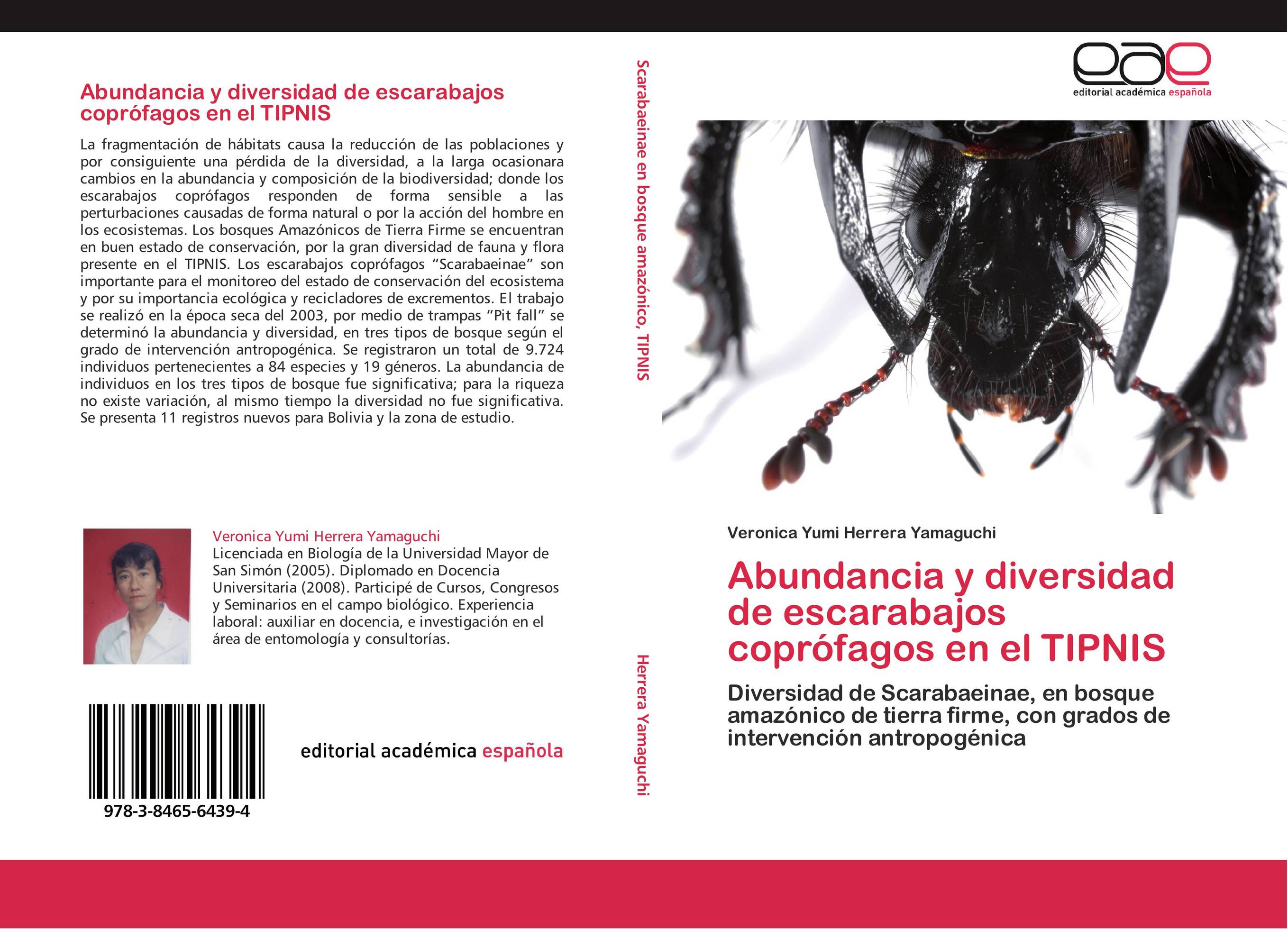 Abundancia y diversidad de escarabajos coprófagos en el TIPNIS