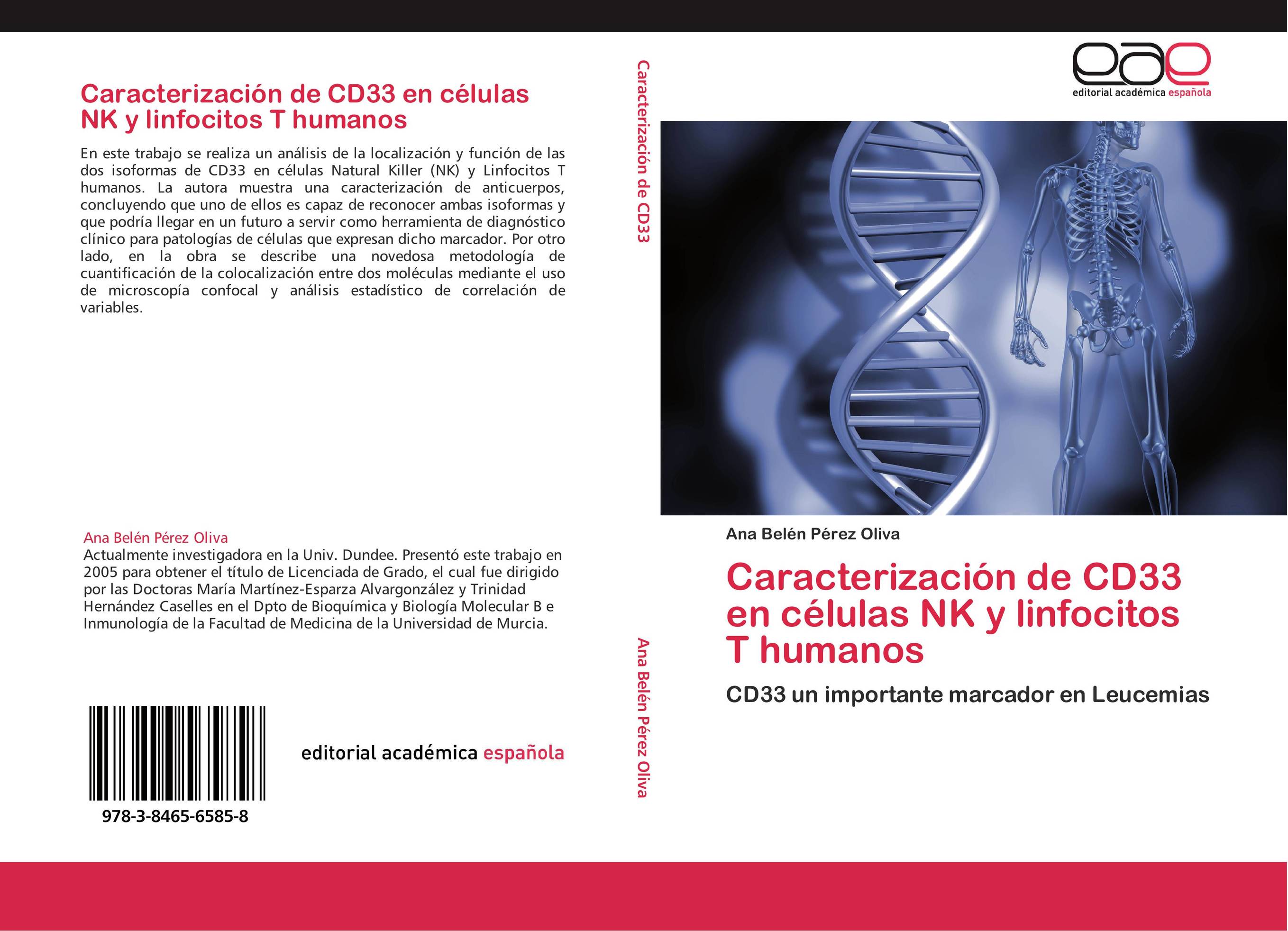 Caracterización de CD33 en células NK y linfocitos T humanos