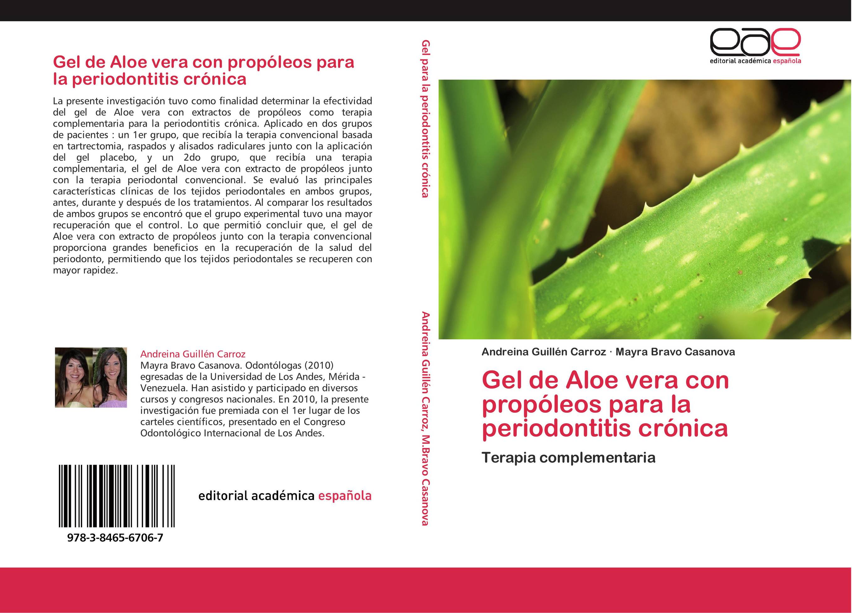 Gel de Aloe vera con propóleos para la periodontitis crónica