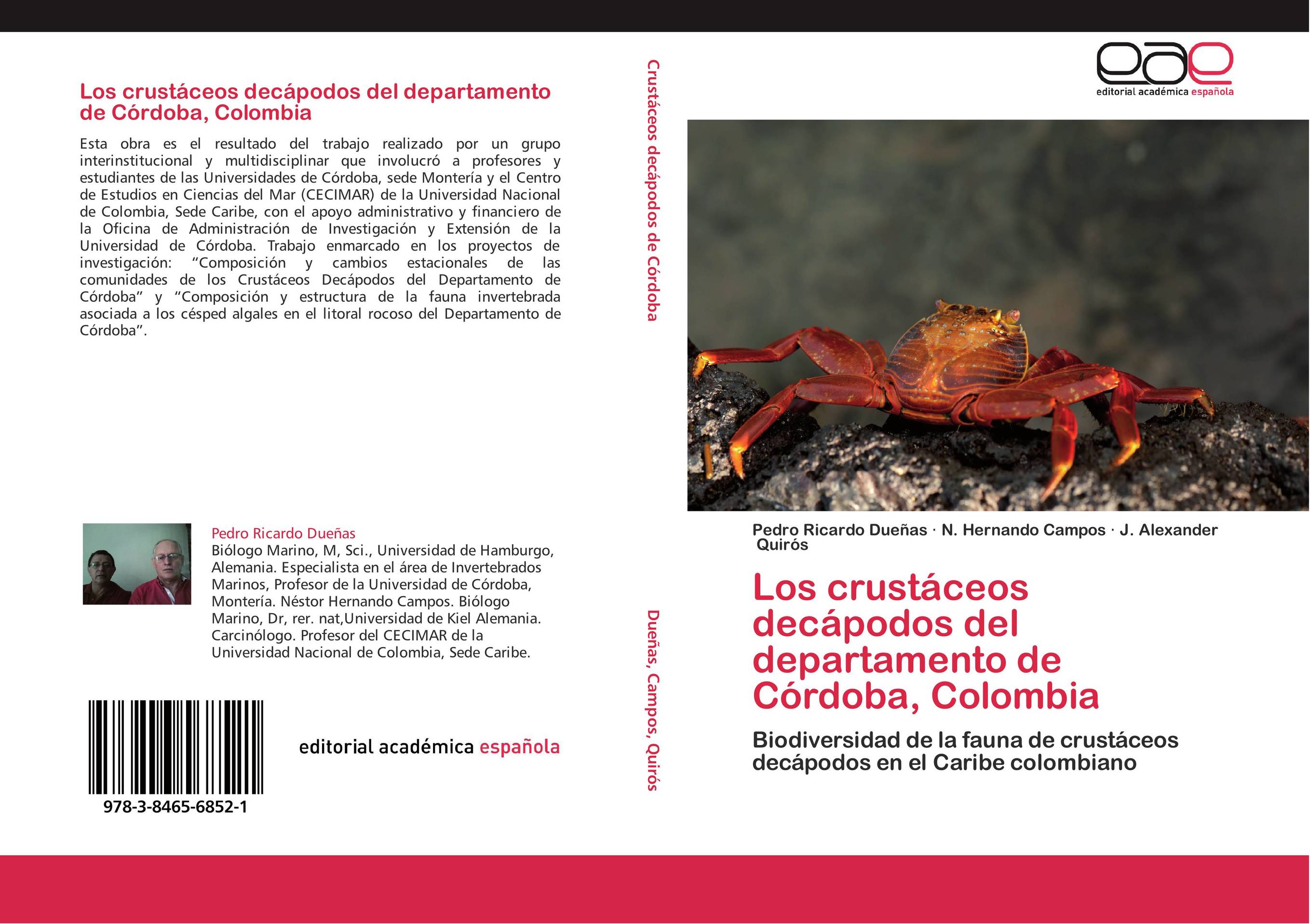 Los crustáceos decápodos del departamento de Córdoba, Colombia