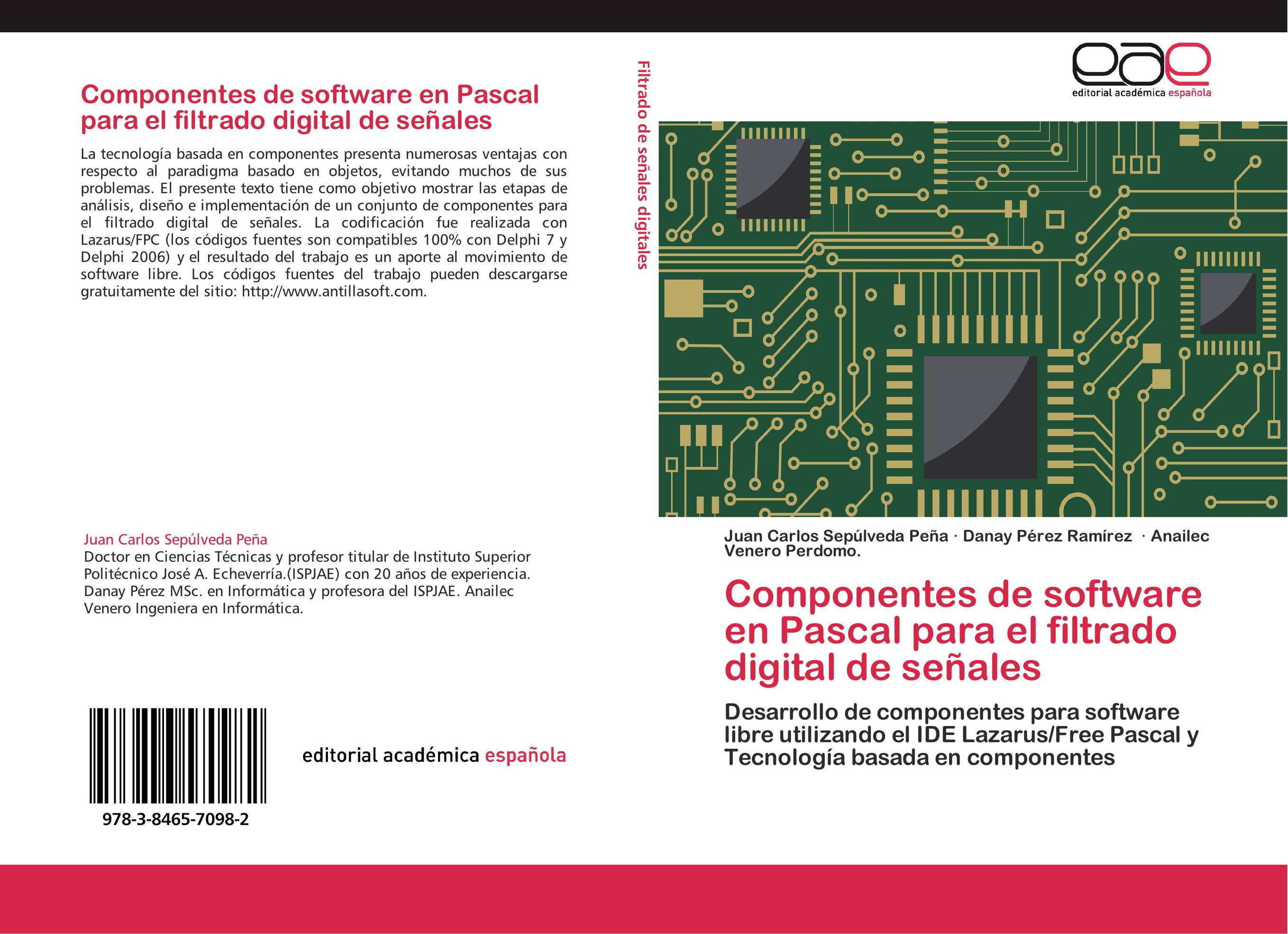 Componentes de software en Pascal para el filtrado digital de señales