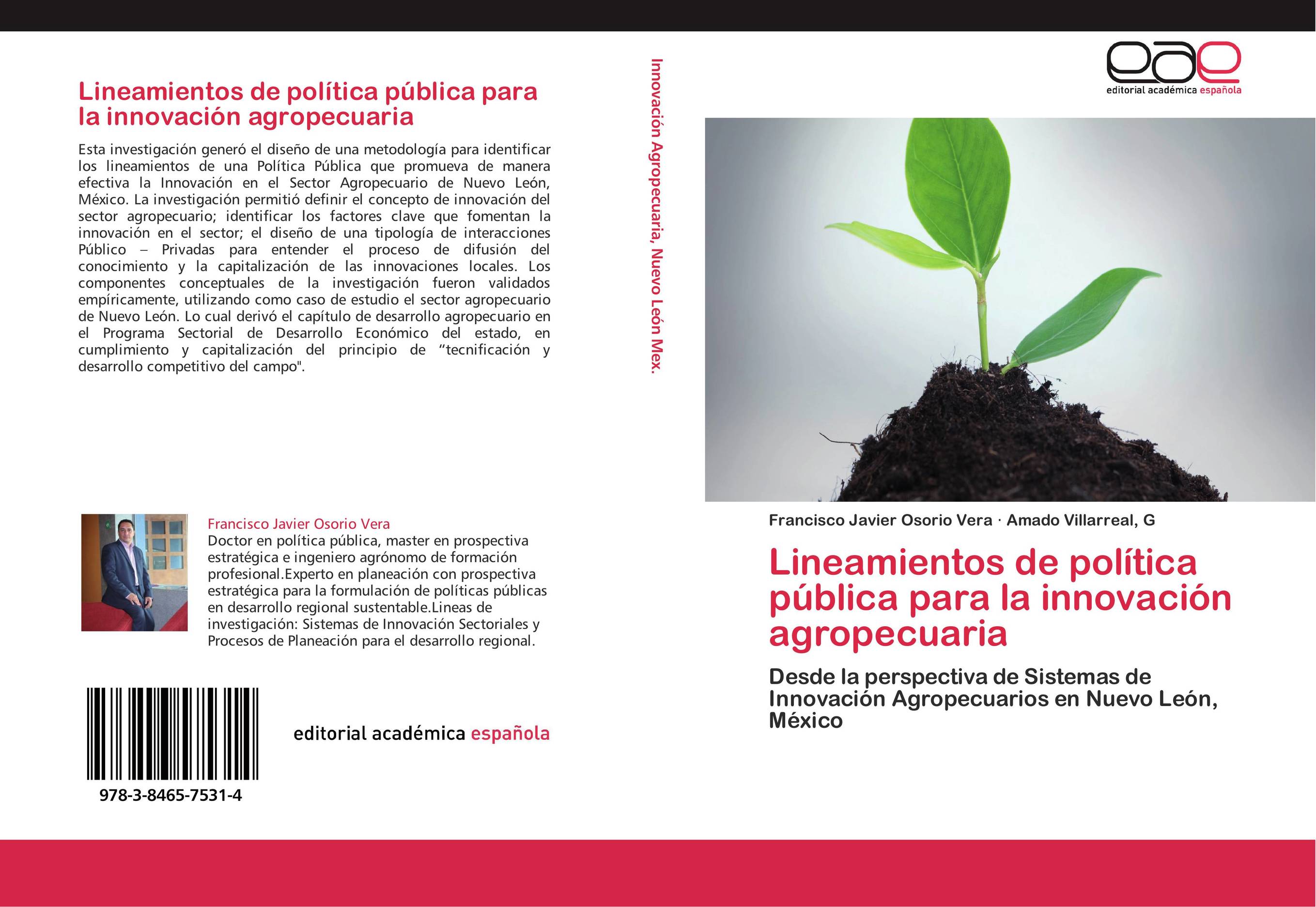 Lineamientos de política pública para la innovación agropecuaria