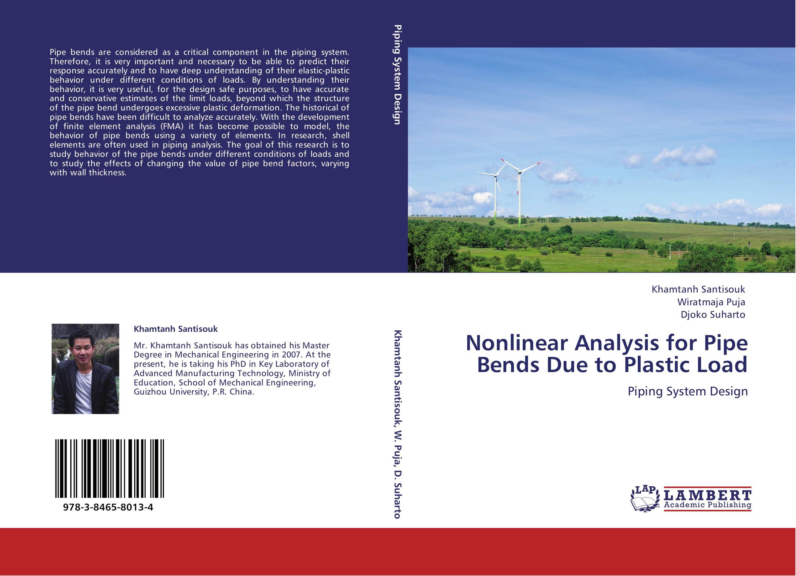 Nonlinear Analysis for Pipe Bends Due to Plastic Load. Piping System Design.