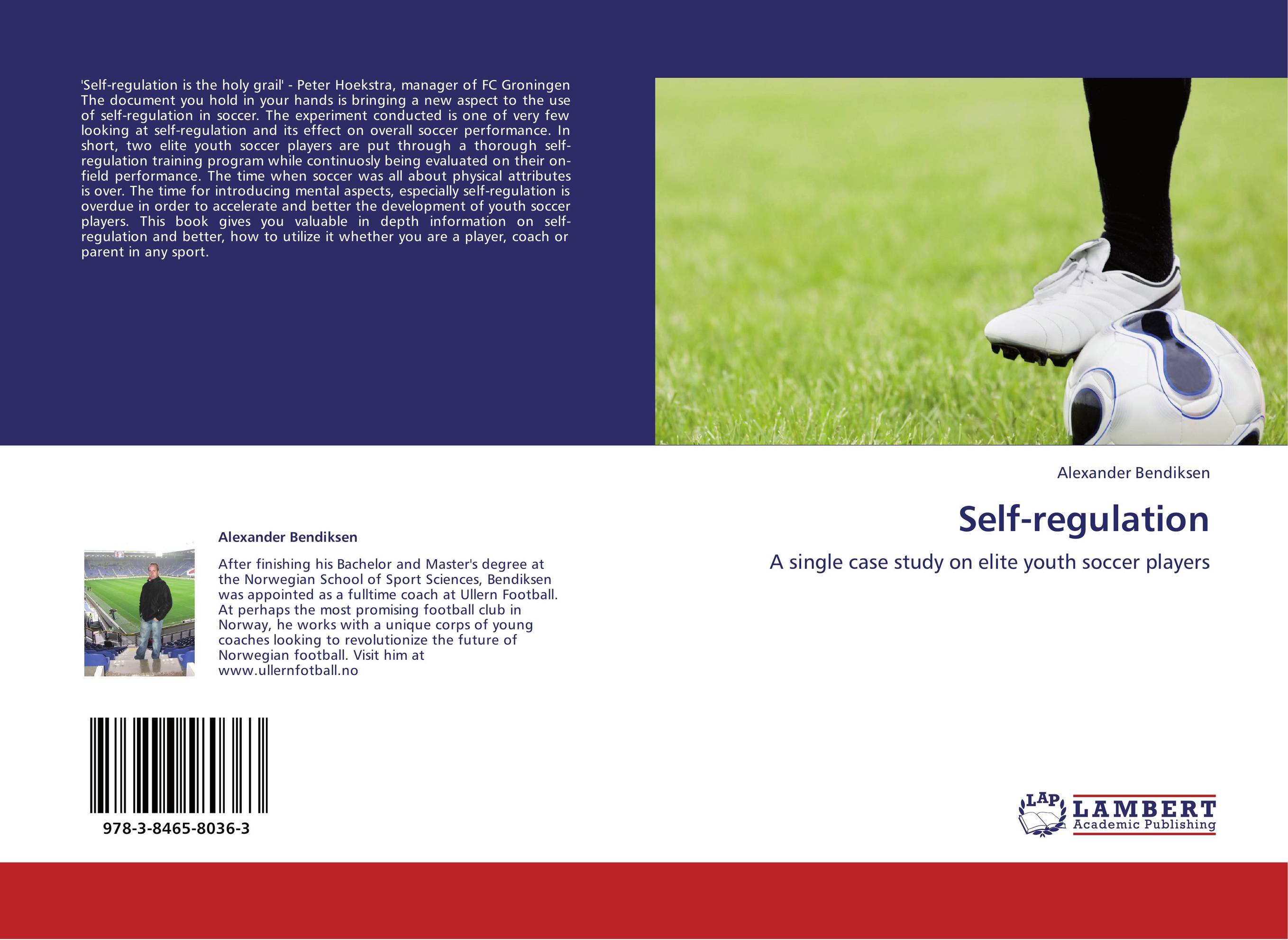 Self-regulation. A single case study on elite youth soccer players.