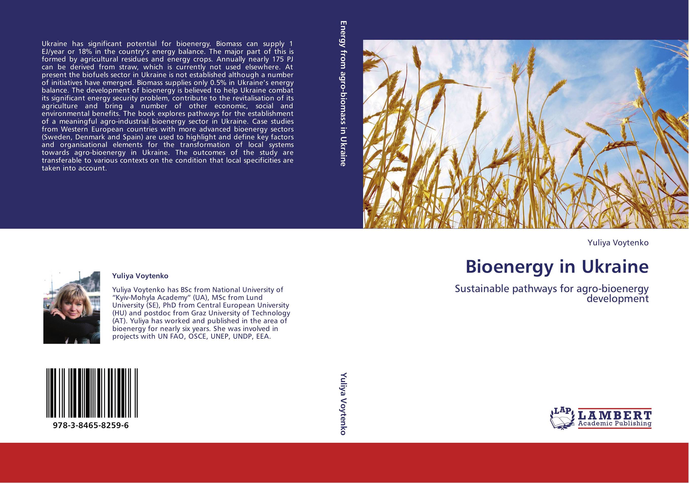 Bioenergy in Ukraine. Sustainable pathways for agro-bioenergy development.
