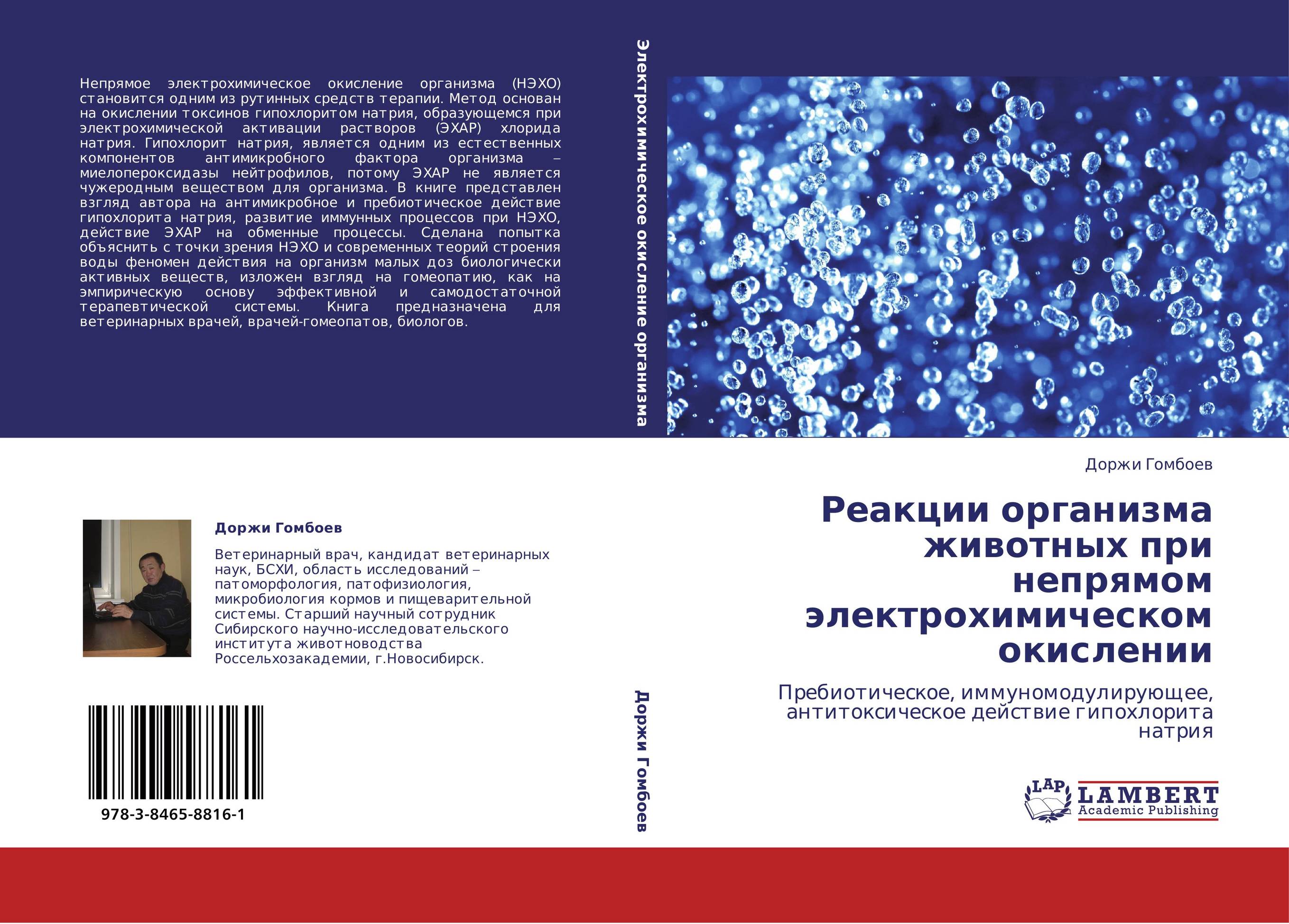 Реакции организма животных при непрямом электрохимическом окислении. Пребиотическое, иммуномодулирующее, антитоксическое действие гипохлорита натрия.