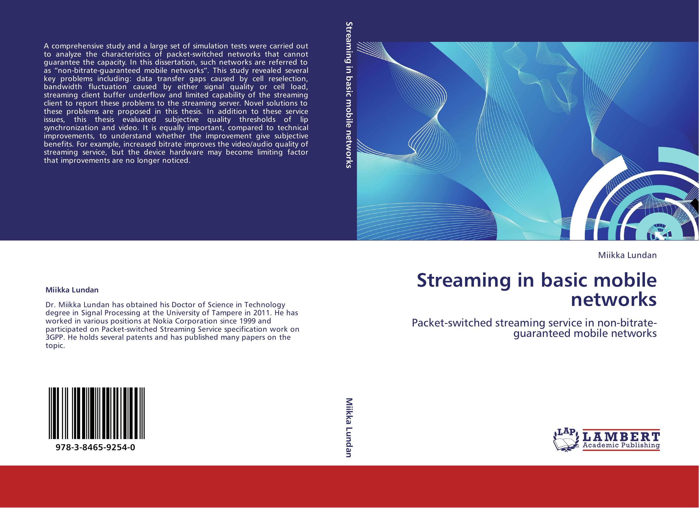 Streaming in basic mobile networks. Packet-switched streaming service in non-bitrate-guaranteed mobile networks.