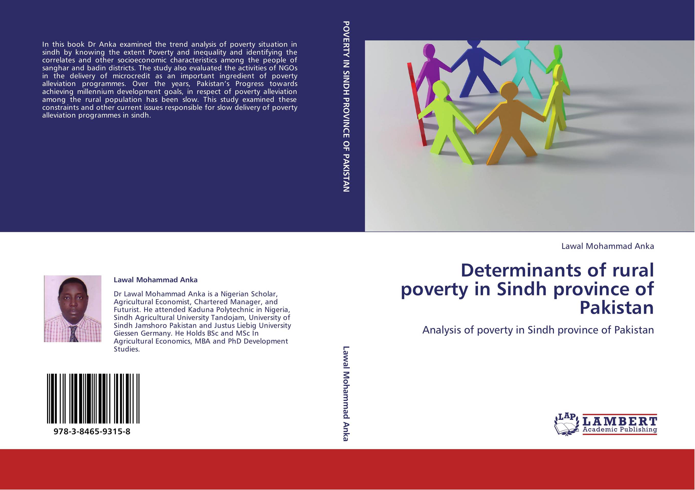 Determinants of rural poverty in Sindh province of Pakistan. Analysis of poverty in Sindh province of Pakistan.