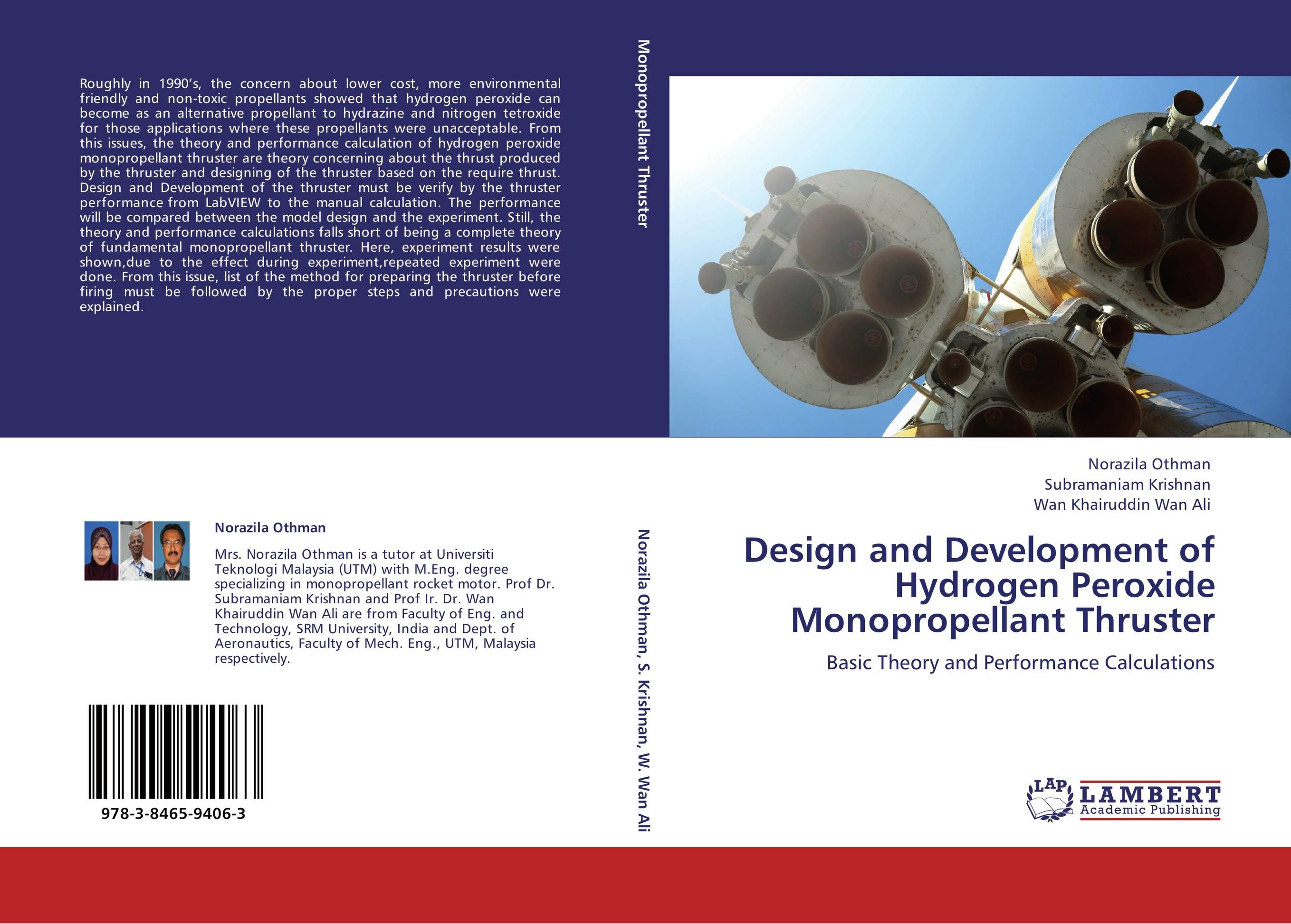 Design and Development of Hydrogen Peroxide Monopropellant Thruster. Basic Theory and Performance Calculations.
