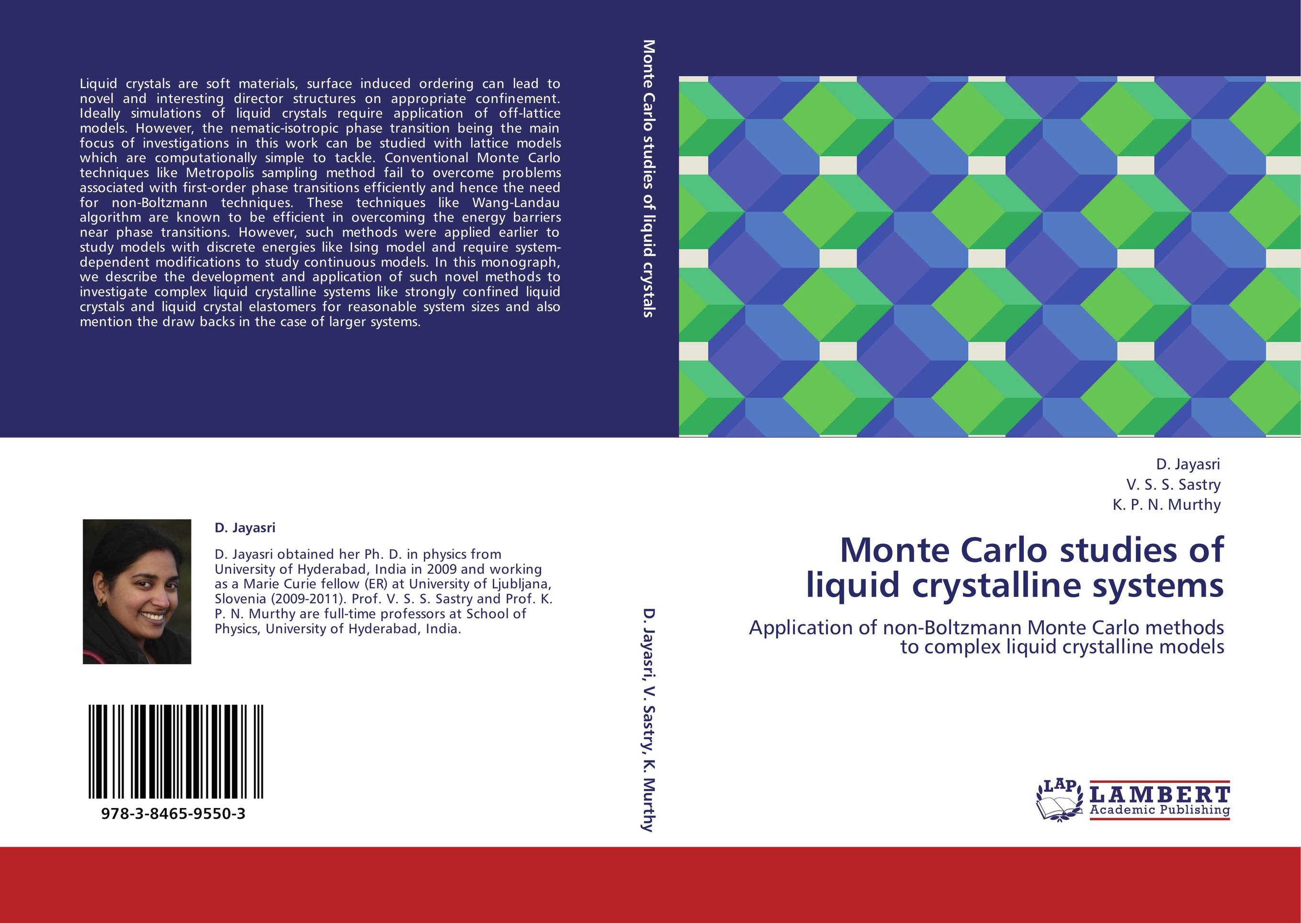 Monte Carlo studies of liquid crystalline systems. Application of non-Boltzmann Monte Carlo methods to complex liquid crystalline models.