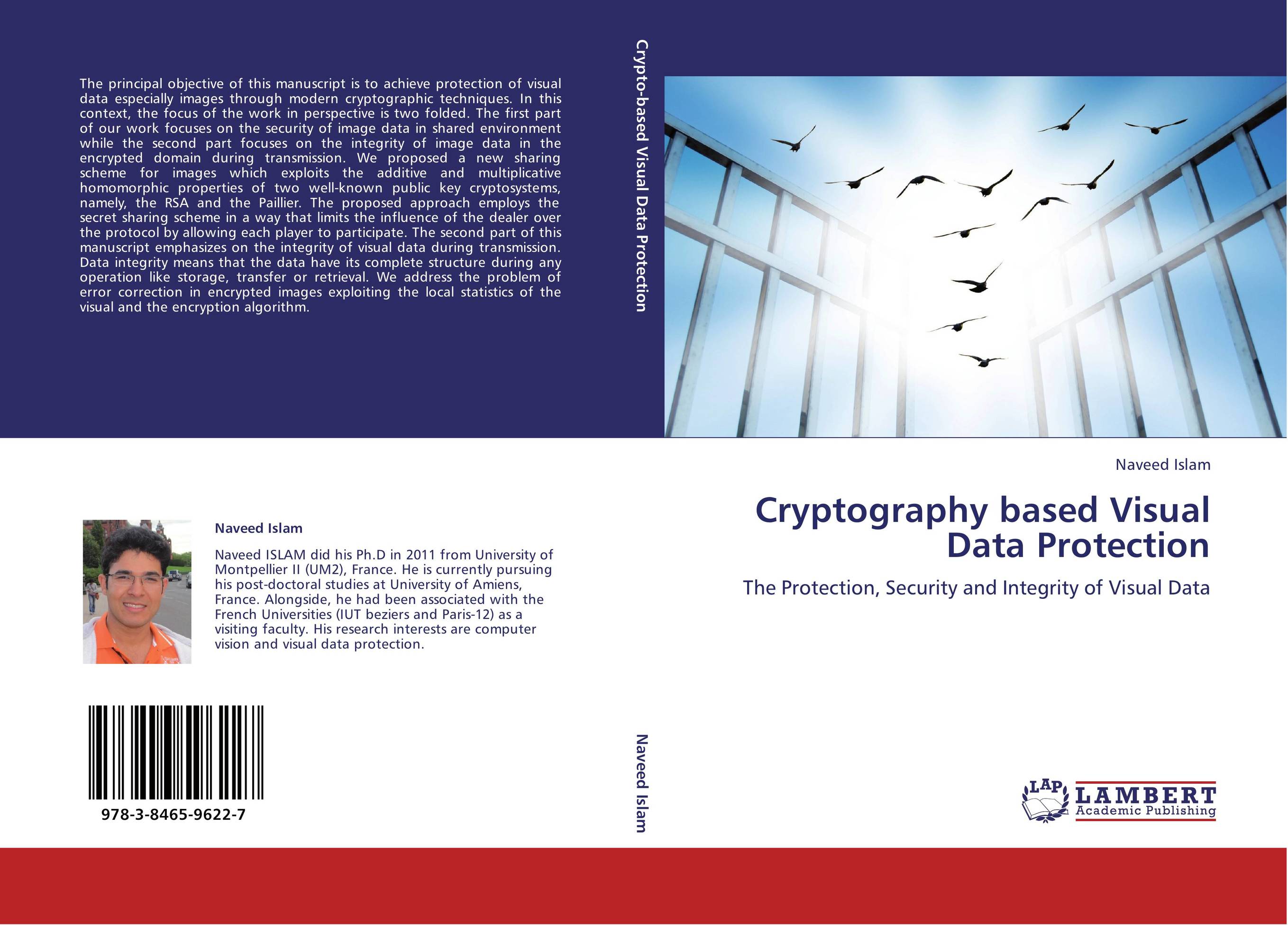 Cryptography based Visual Data Protection. The Protection, Security and Integrity of Visual Data.