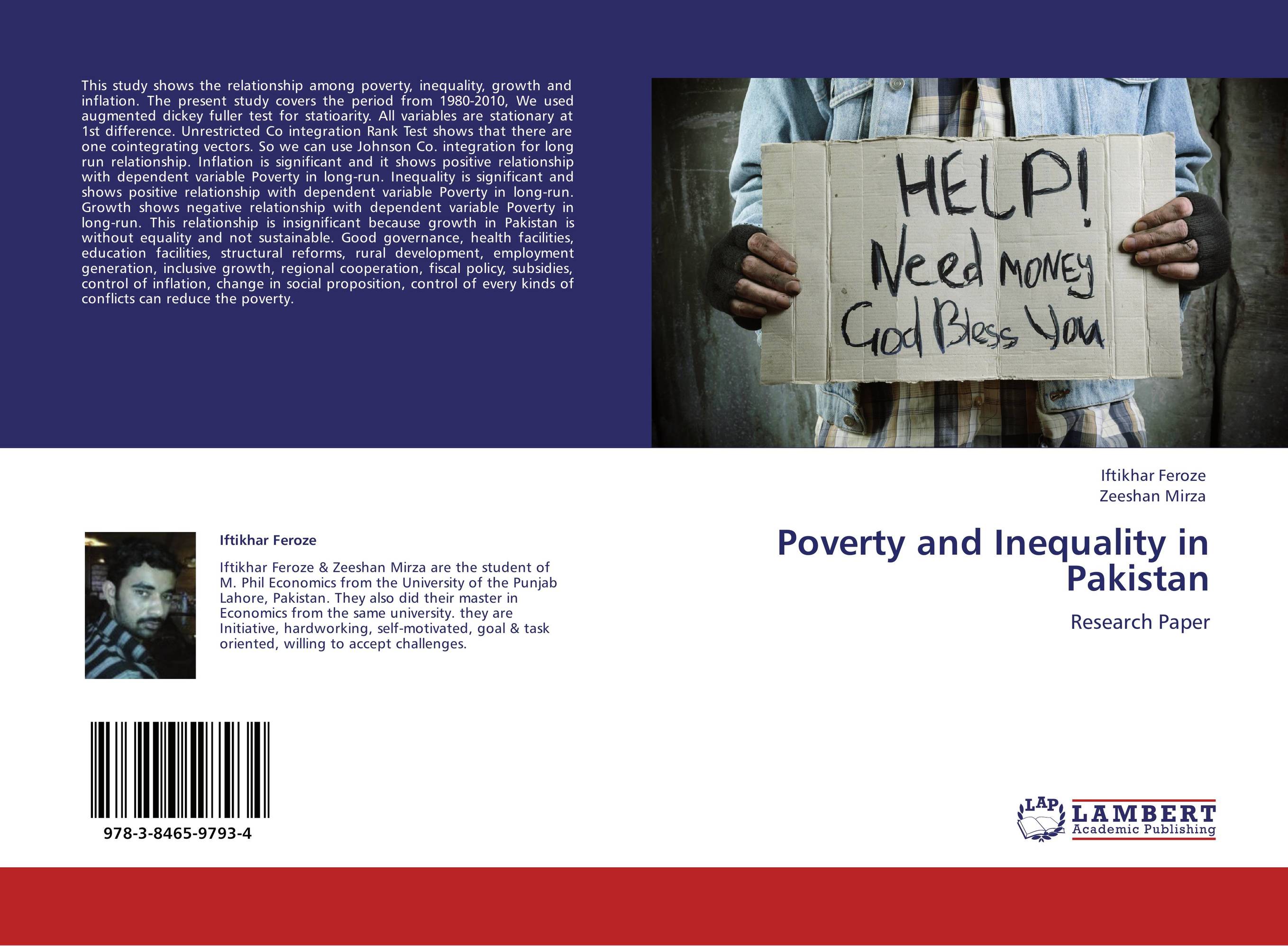 Poverty and Inequality in Pakistan. Research Paper.