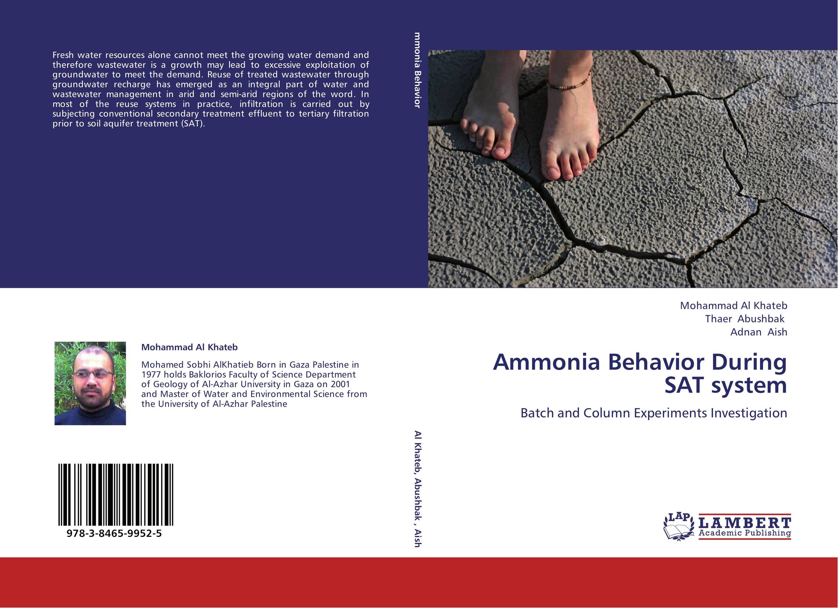 Ammonia Behavior During SAT system. Batch and Column Experiments Investigation.