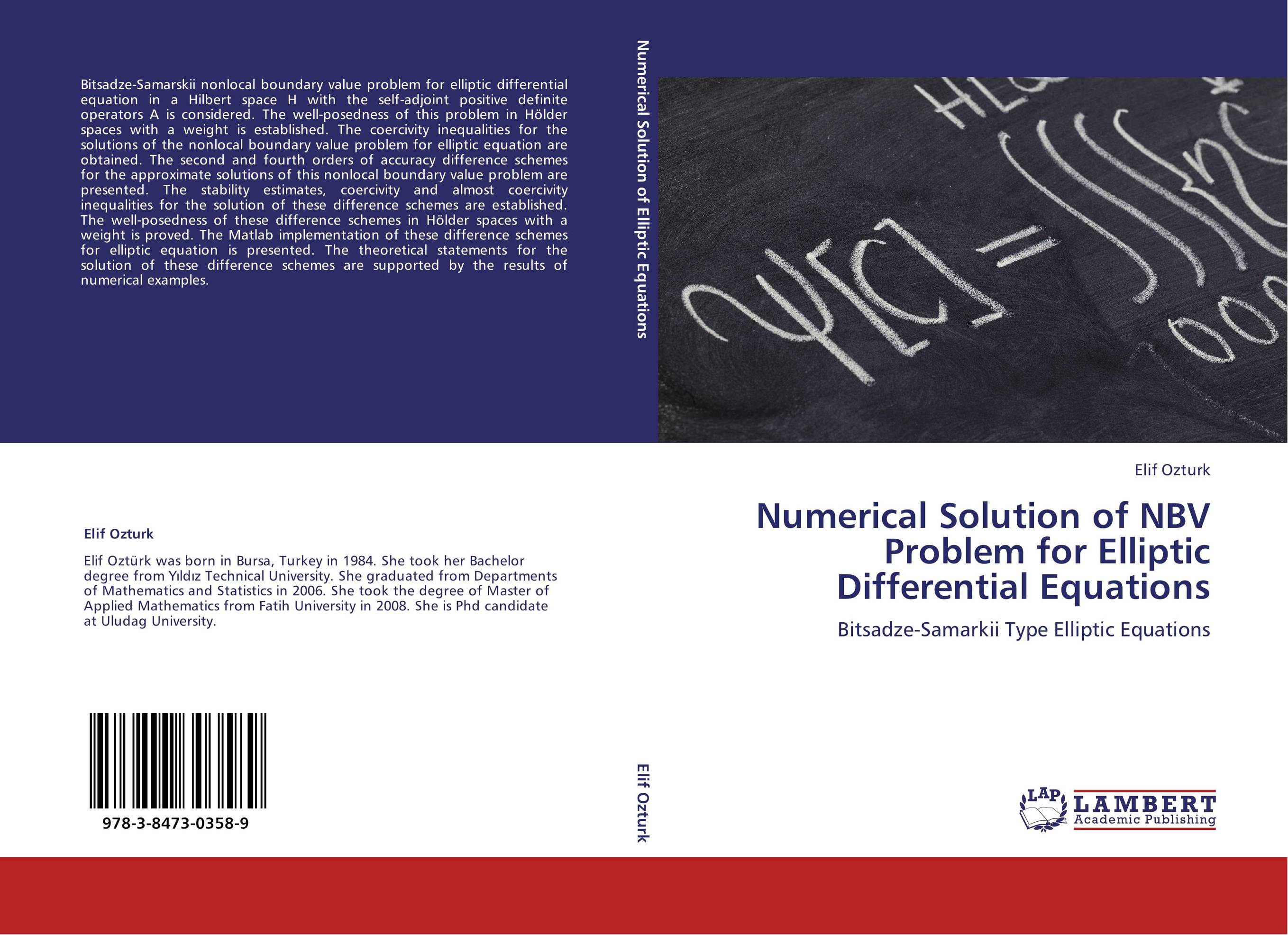 Numerical Solution of NBV Problem for Elliptic Differential Equations. Bitsadze-Samarkii Type Elliptic Equations.