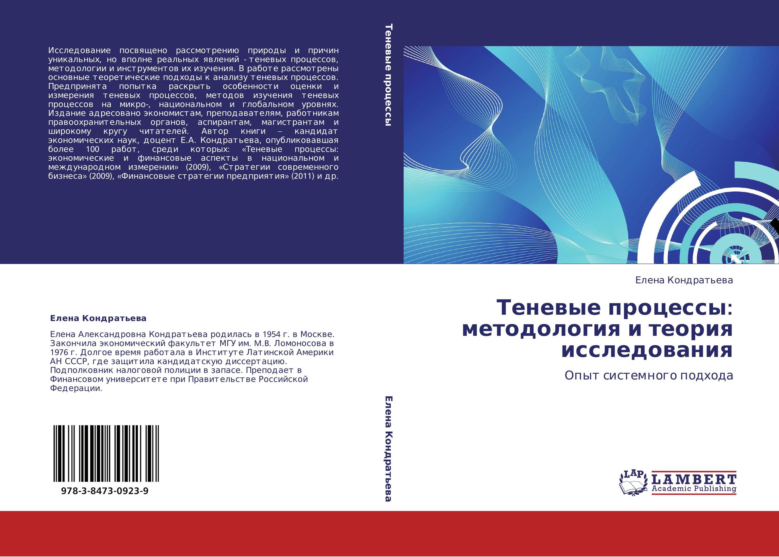 Теневые процессы: методология и теория исследования. Опыт системного подхода.