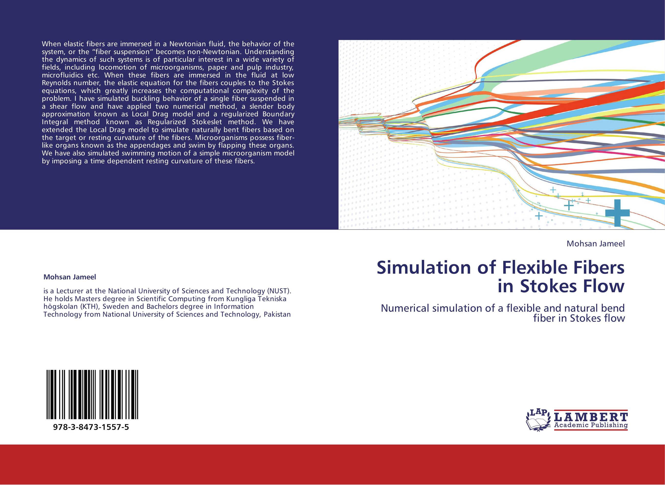 Simulation of Flexible Fibers in Stokes Flow. Numerical simulation of a flexible and natural bend fiber in Stokes flow.