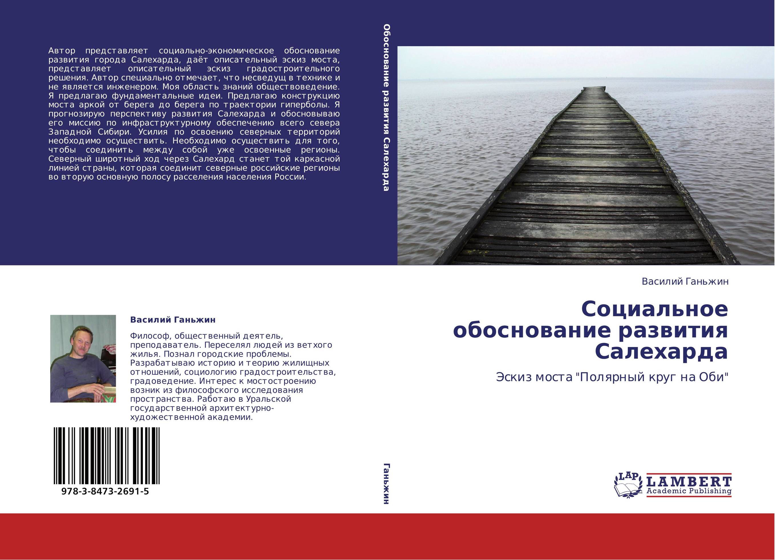 Социальное обоснование развития Салехарда. Эскиз моста "Полярный круг на Оби".