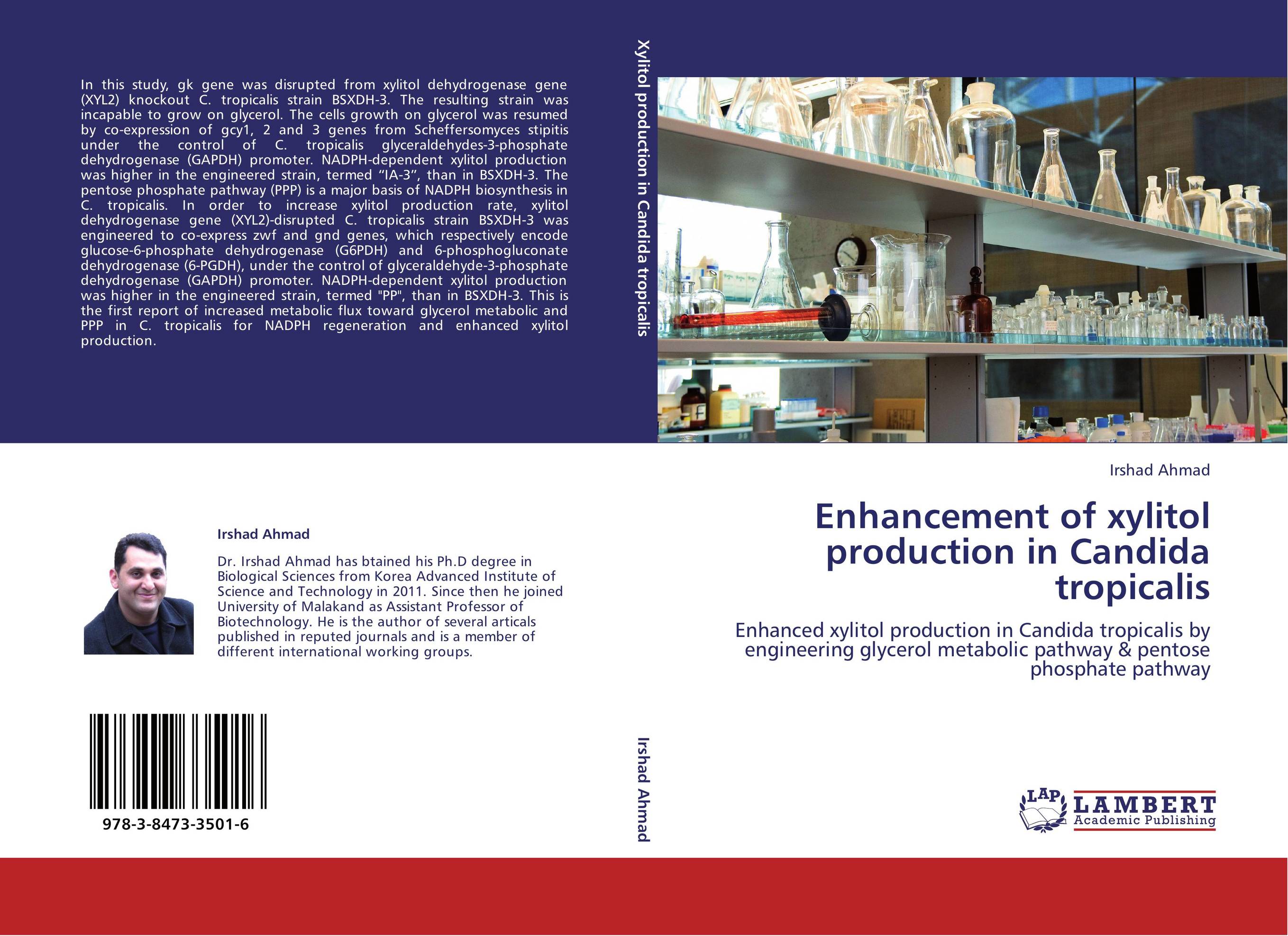 Enhancement of xylitol production in Candida tropicalis. Enhanced xylitol production in Candida tropicalis by engineering glycerol metabolic pathway &amp;amp; pentose phosphate pathway.