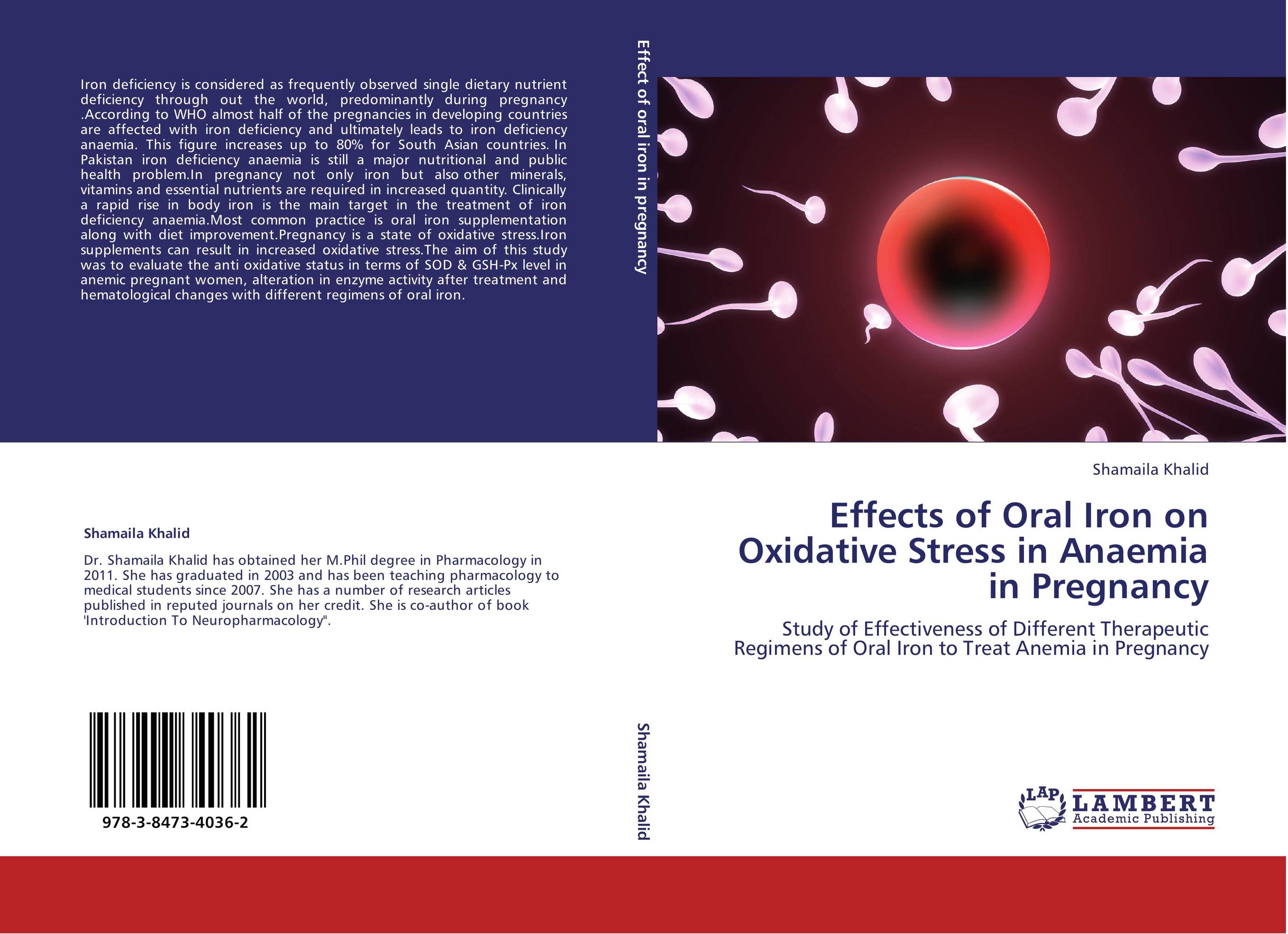 Effects of Oral Iron on Oxidative Stress in Anaemia in Pregnancy. Study of Effectiveness of Different Therapeutic Regimens of Oral Iron to Treat Anemia in Pregnancy.