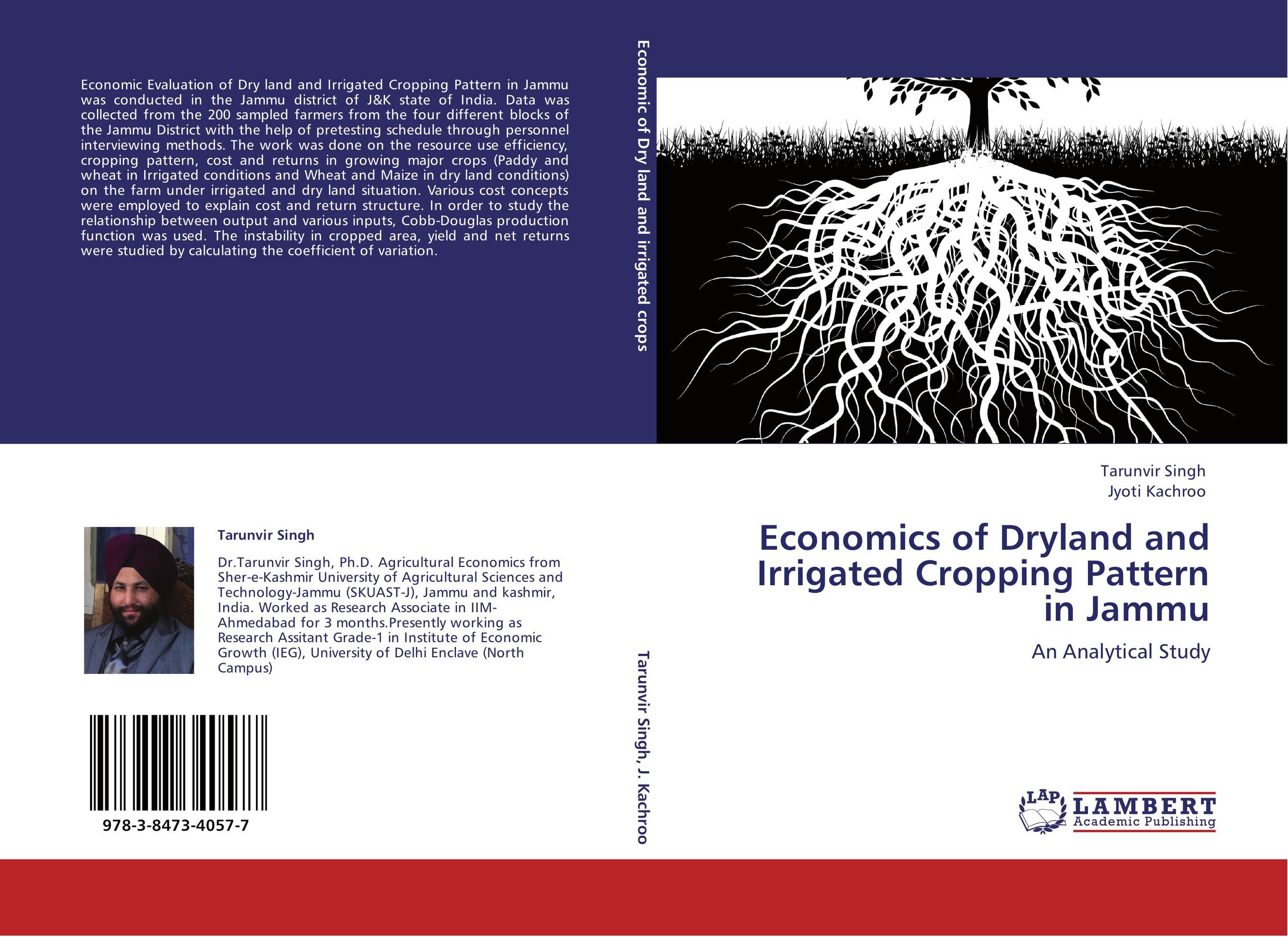 Economics of Dryland and Irrigated Cropping Pattern in Jammu. An Analytical Study.