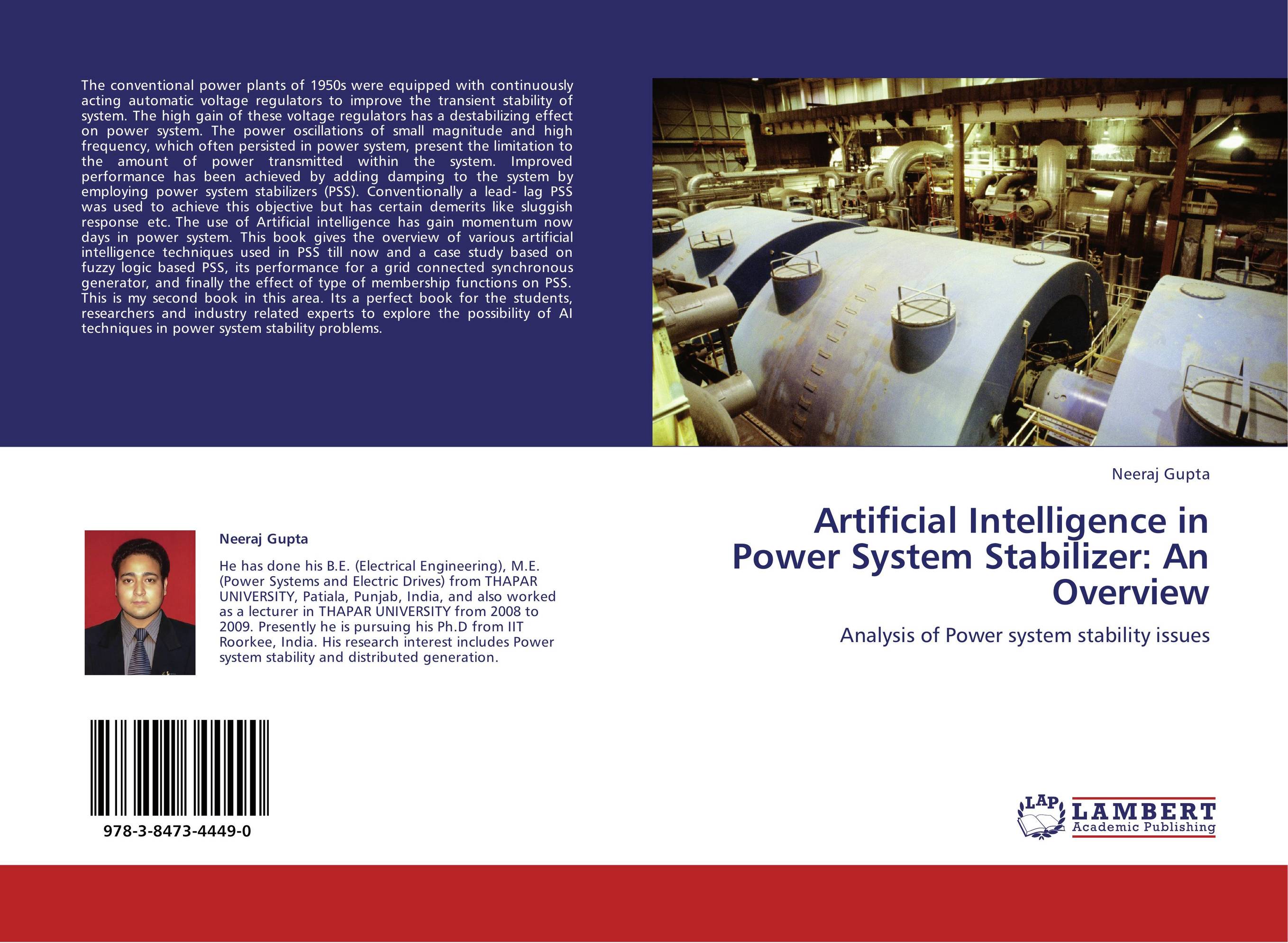 Artificial Intelligence in Power System Stabilizer: An Overview. Analysis of Power system stability issues.