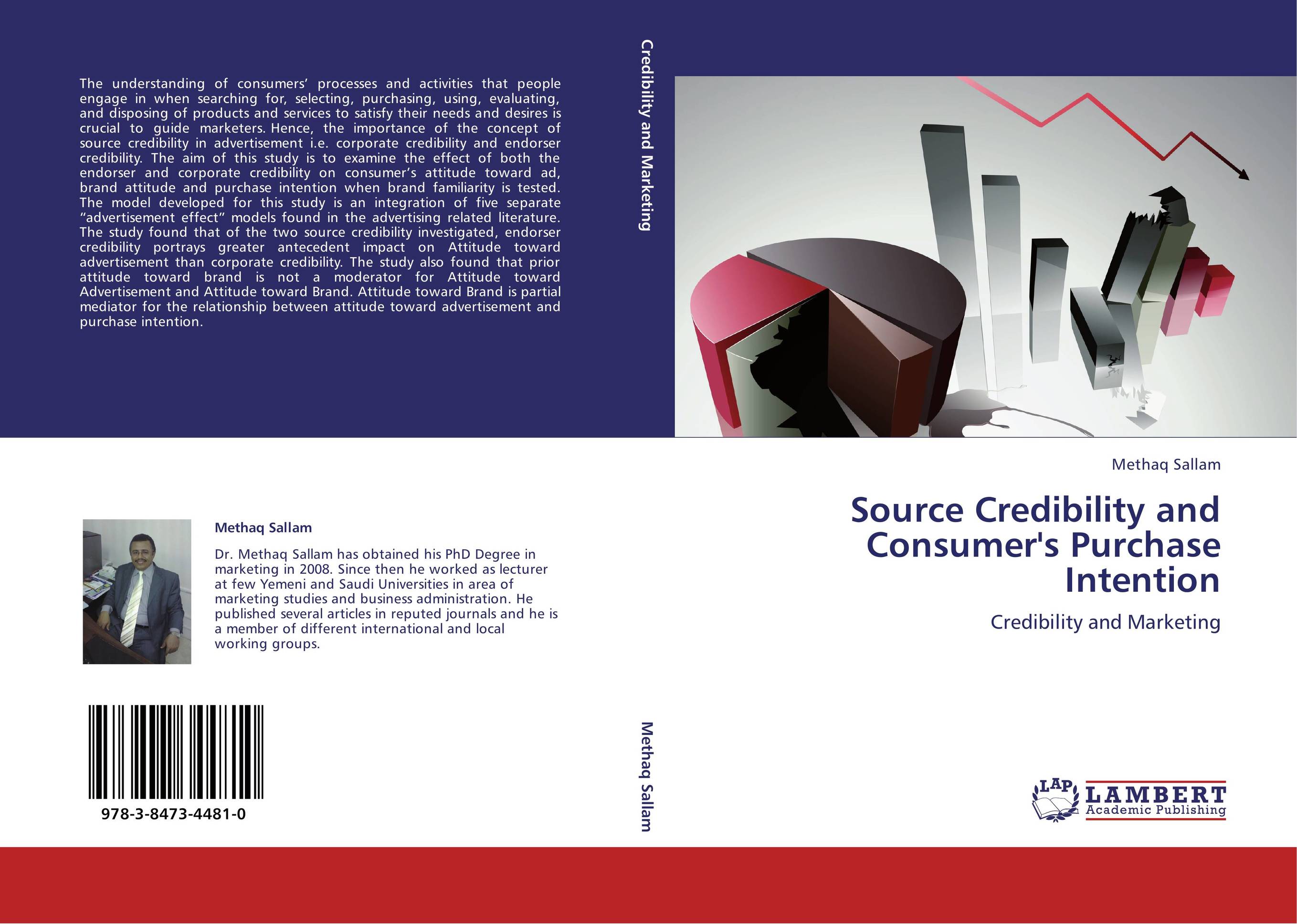 Source Credibility and Consumer's Purchase Intention. Credibility and Marketing.