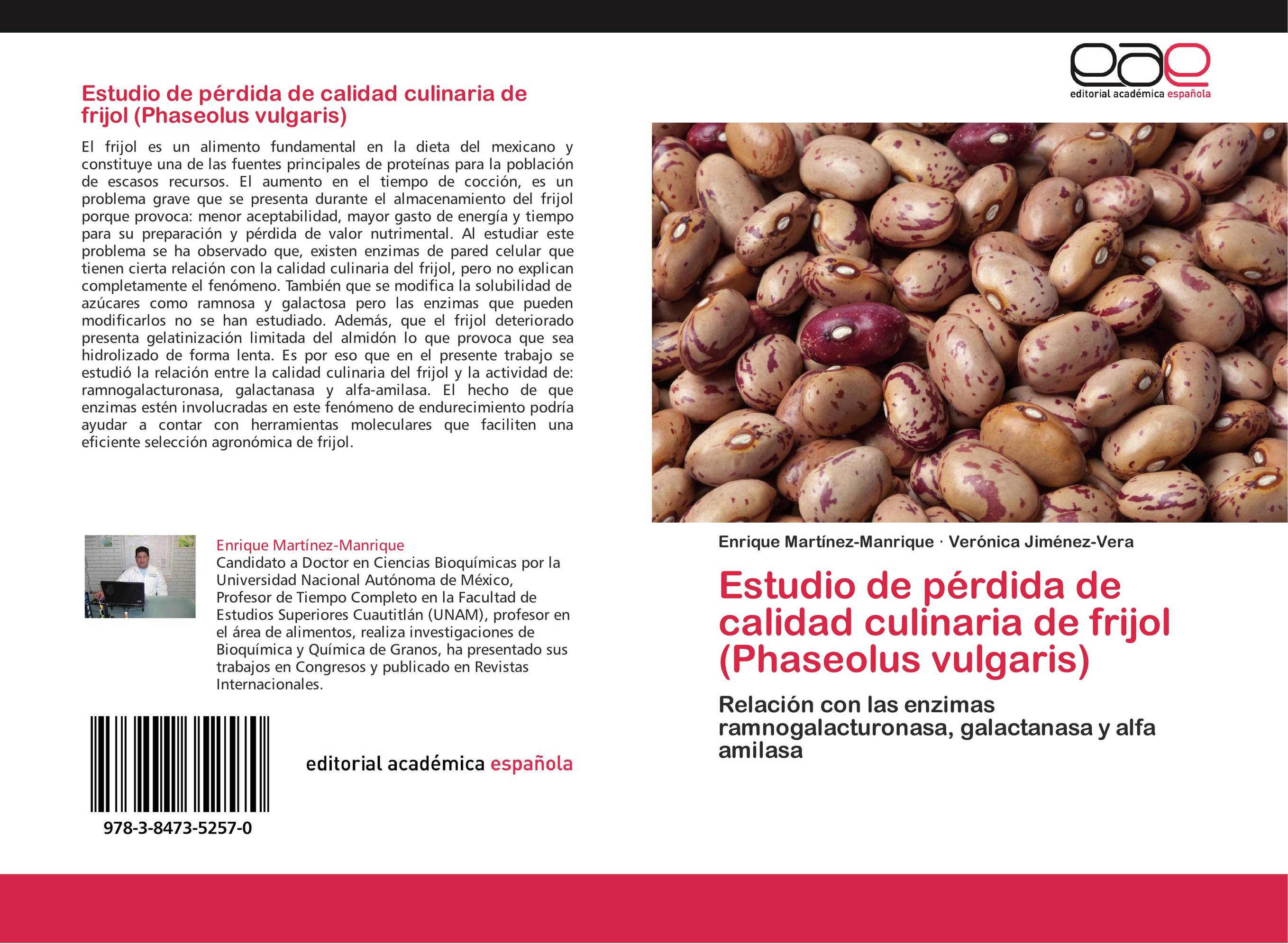 Estudio de pérdida de calidad culinaria de frijol (Phaseolus vulgaris)