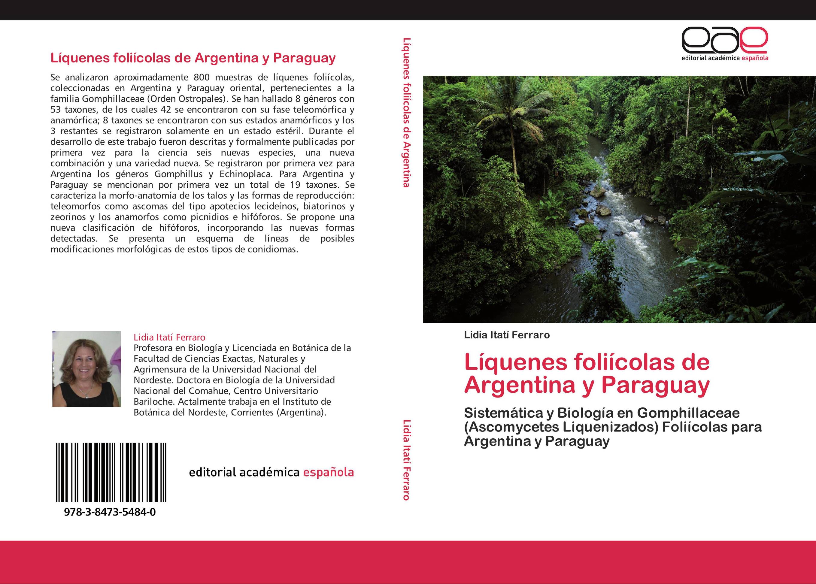 Líquenes foliícolas de Argentina y Paraguay