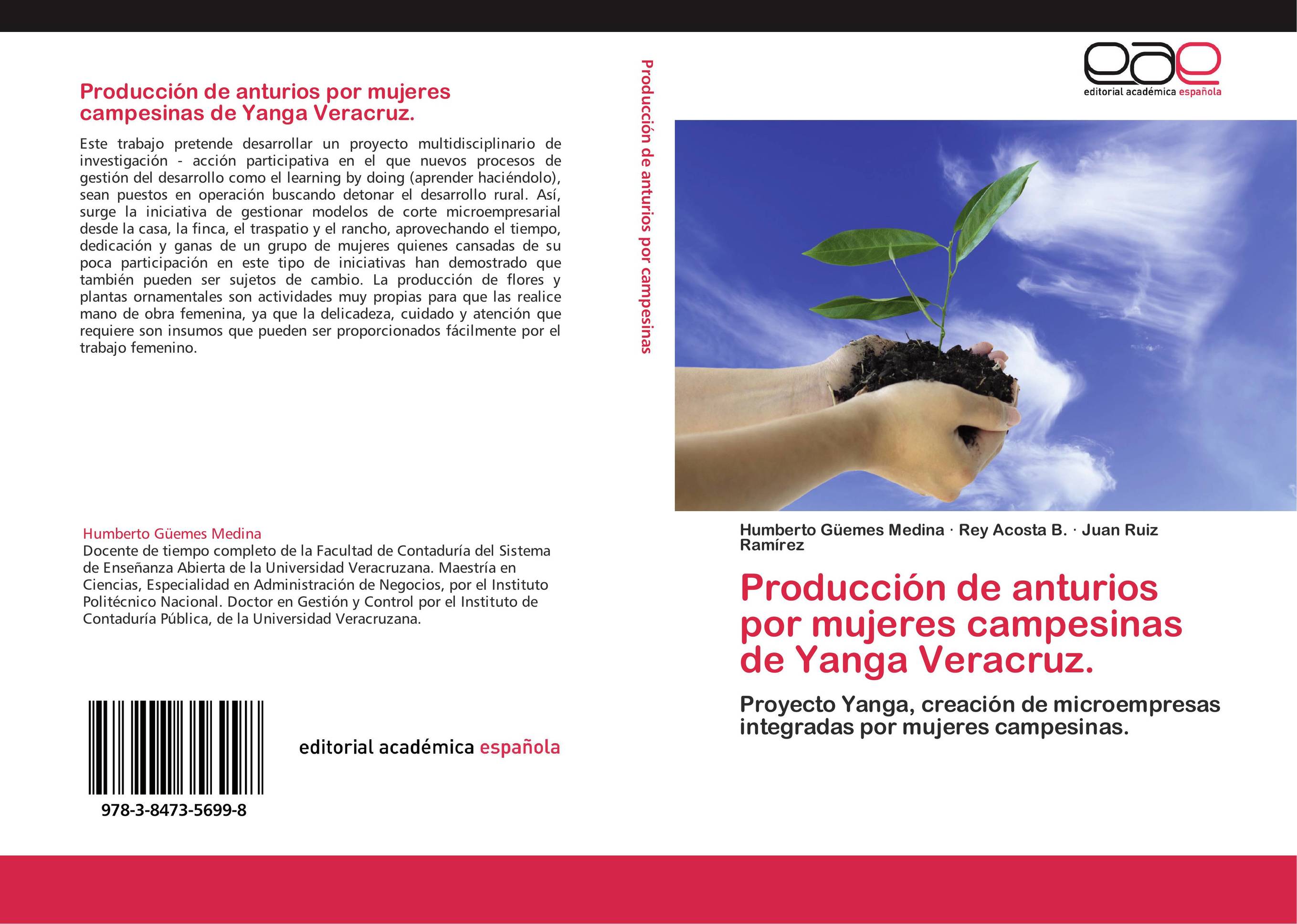 Producción de anturios por mujeres campesinas de Yanga Veracruz.