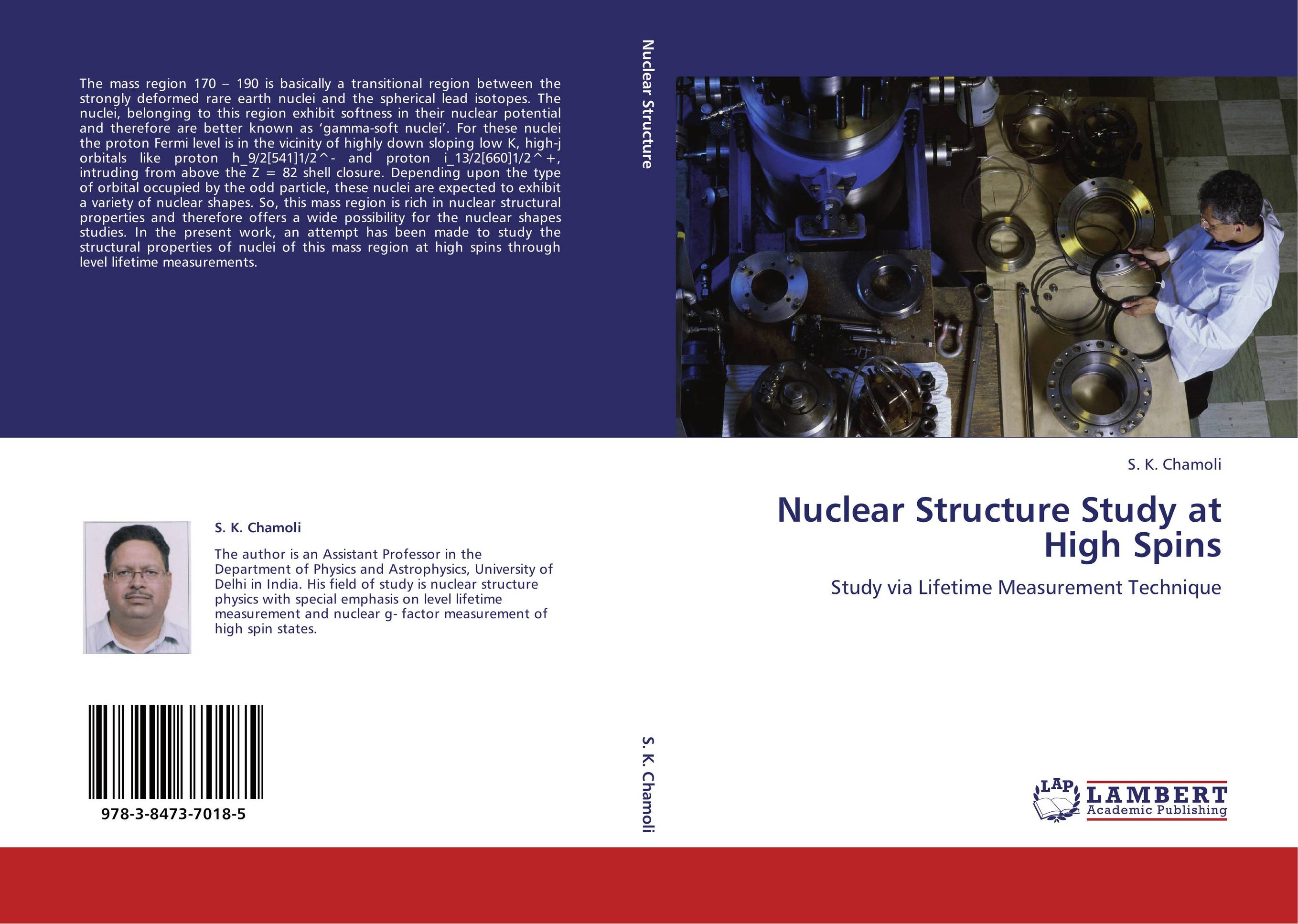 Nuclear Structure Study at High Spins. Study via Lifetime Measurement Technique.